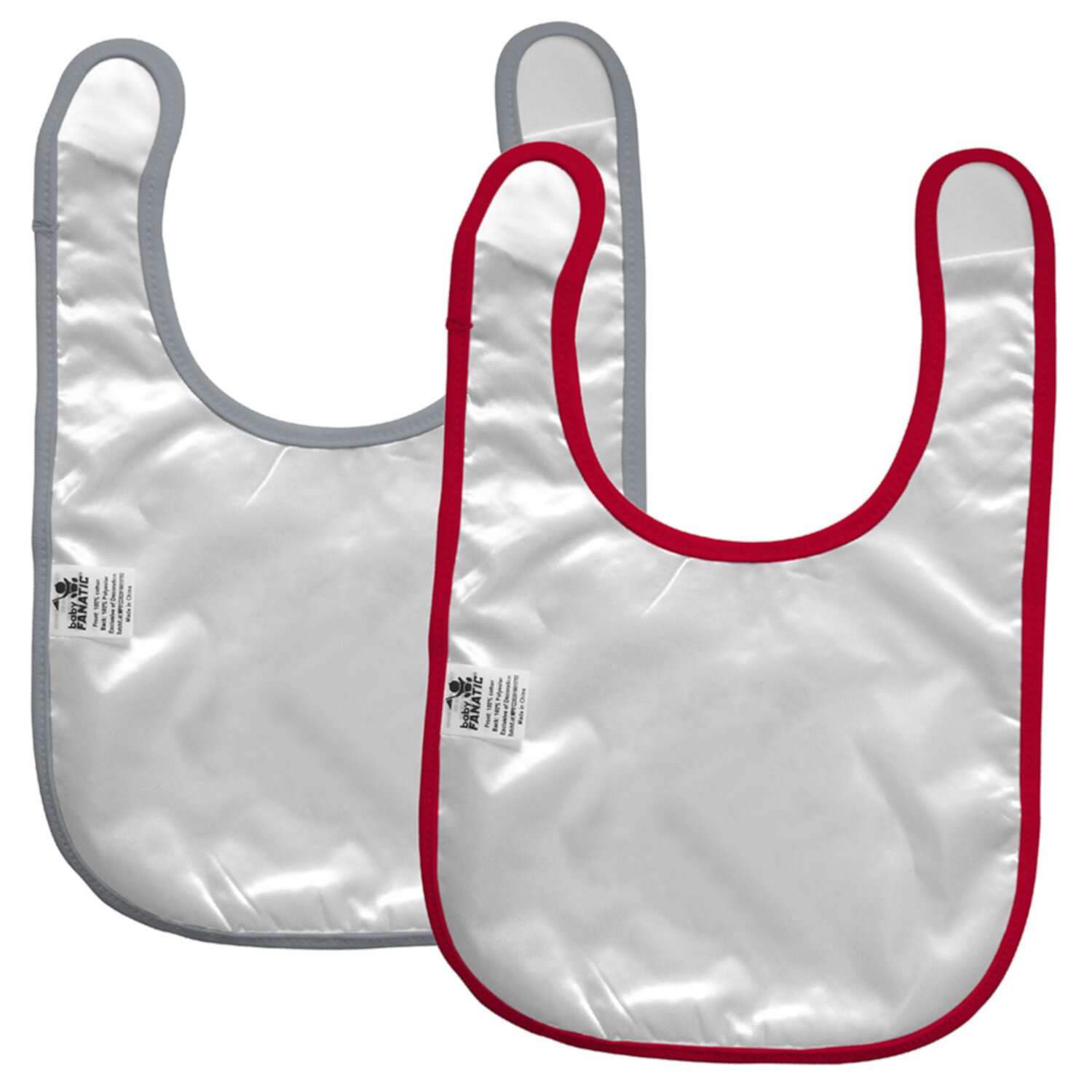 BabyFanatic Officially Licensed Unisex Baby Bibs 2 Pack - NCAA Ohio State Buckeyes Baby Fanatic