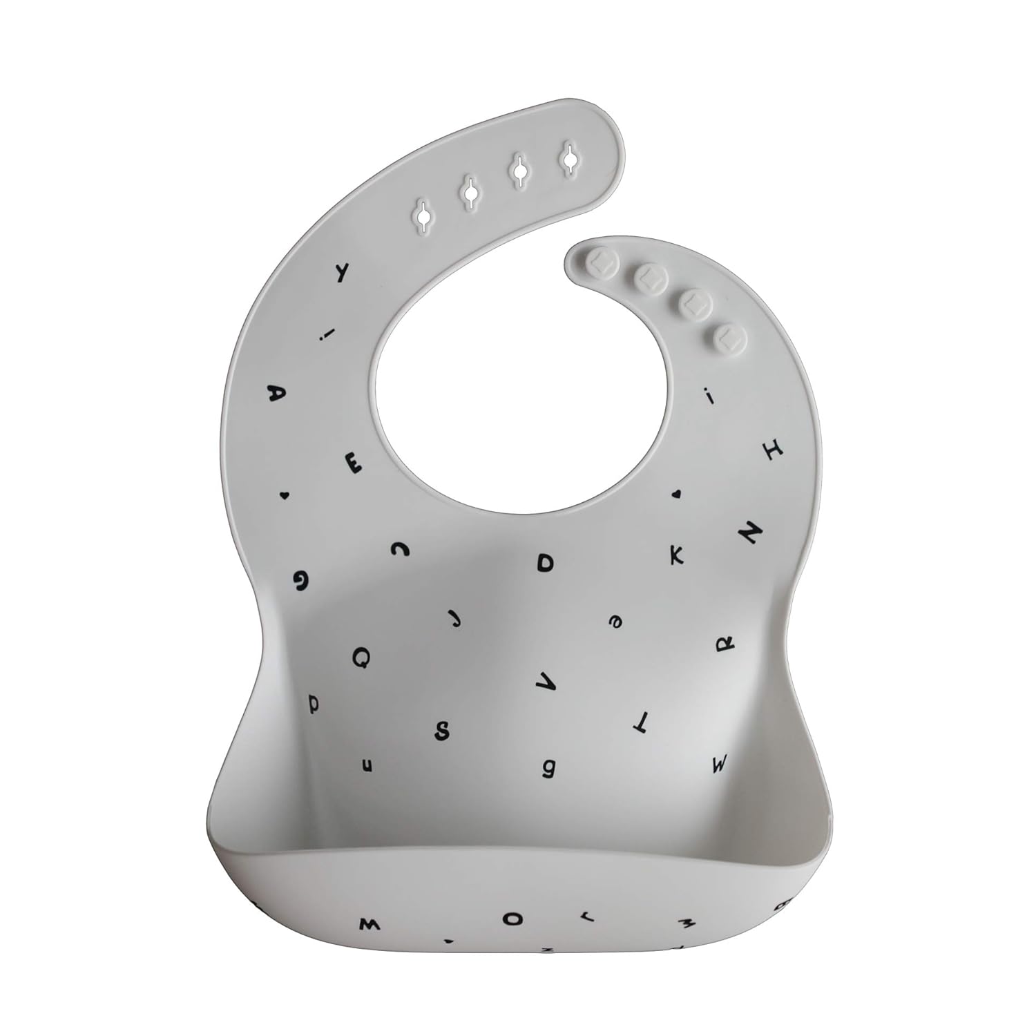 Mushie Silicone Baby Bibs - Safe, Durable, Adjustable Fit for Infants Mushie