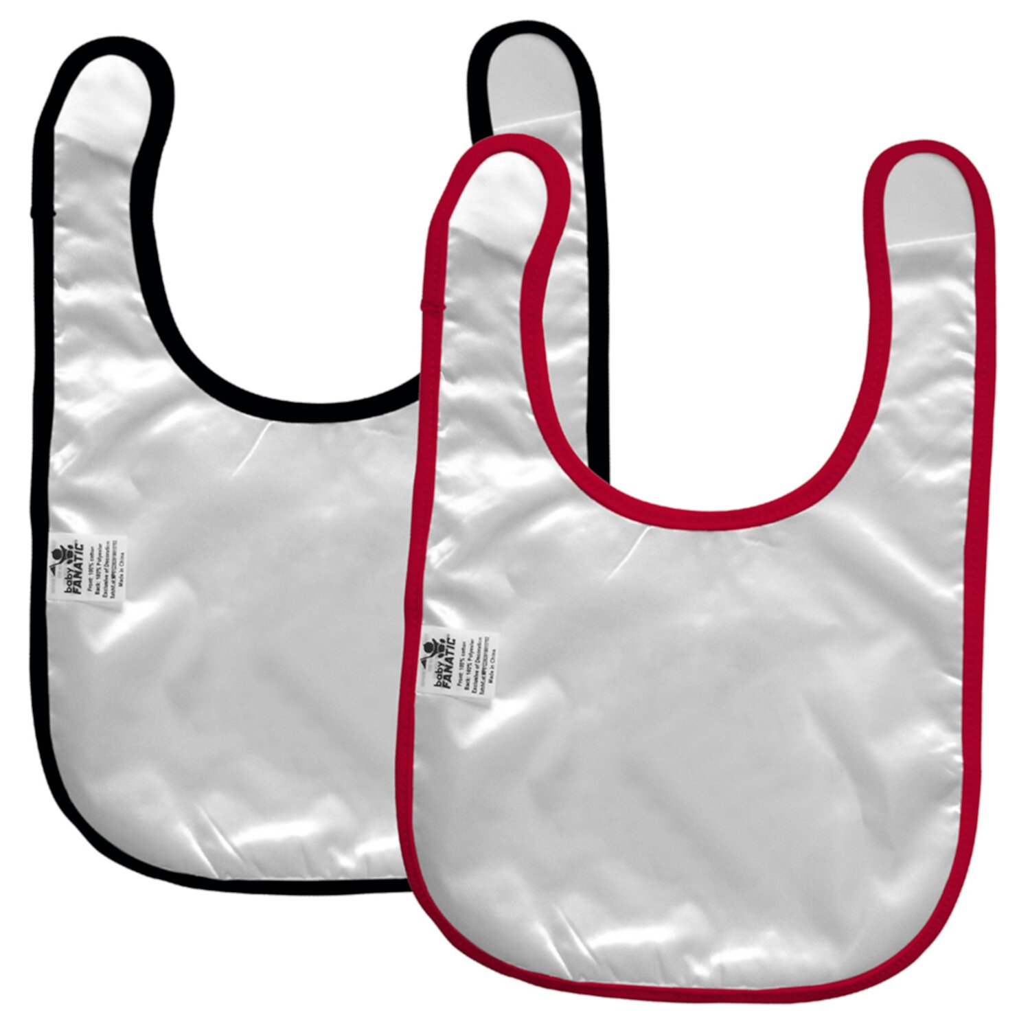 BabyFanatic Officially Licensed Unisex Baby Bibs 2 Pack - NFL Tampa Bay Buccaneers Baby Fanatic