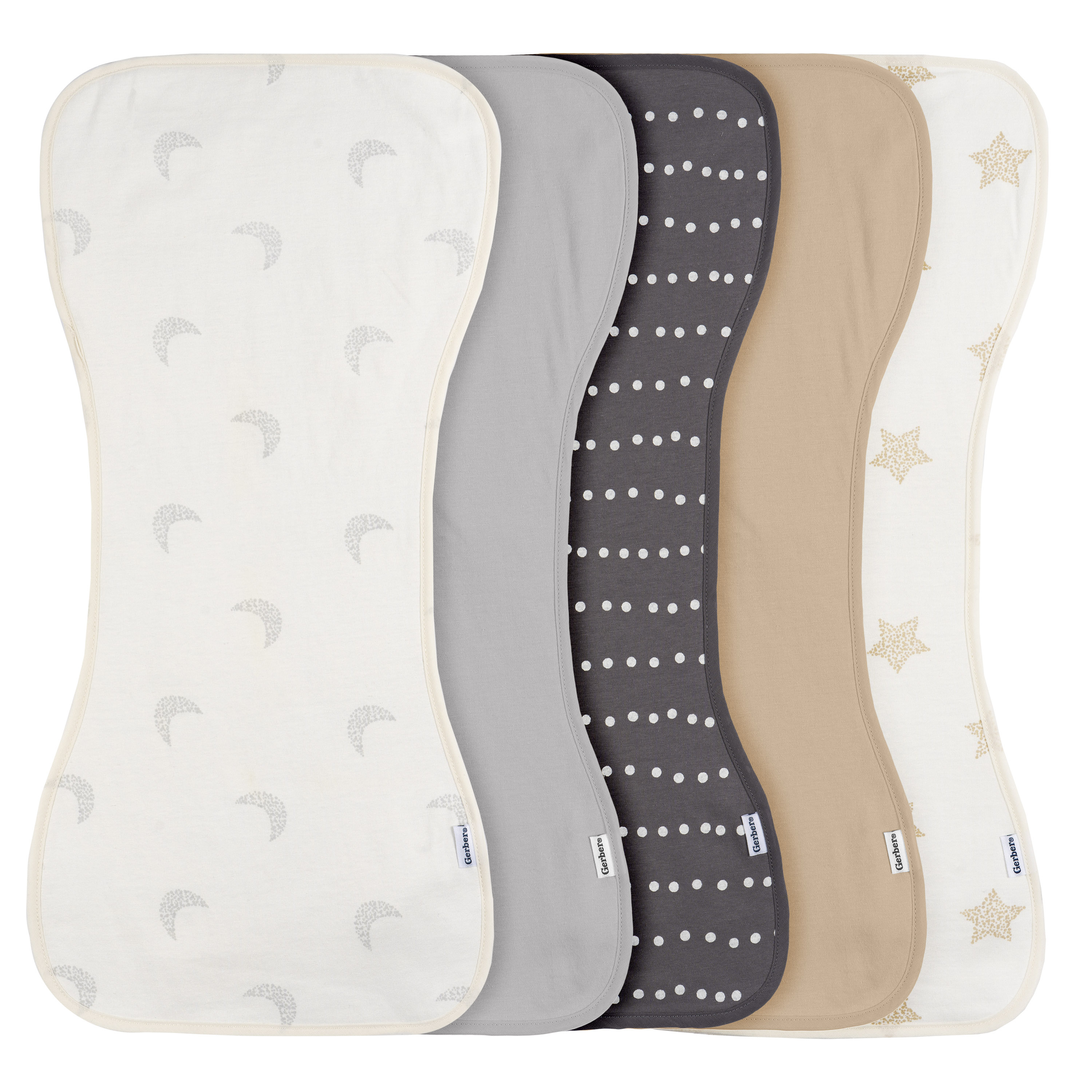 Gerber Baby Neutral Burpcloths, 5-Pack Visit the Gerber Store