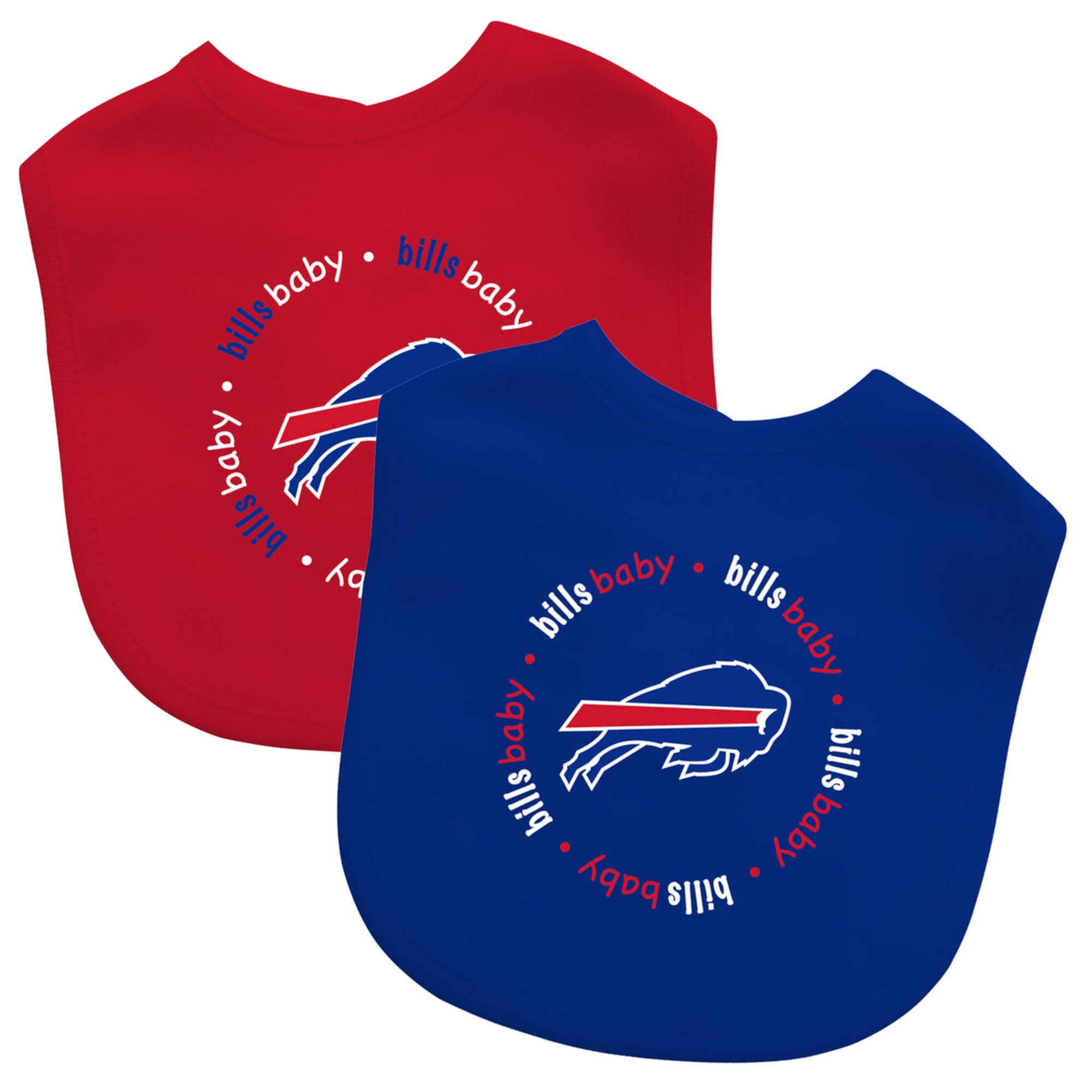 BabyFanatic Officially Licensed Unisex Baby Bibs 2 Pack - NFL Buffalo Bills Baby Fanatic