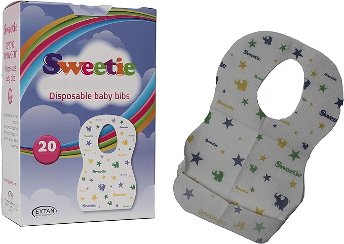 Sweetie DISPOSABLE BABY BIBS 20 PCS Sweetie