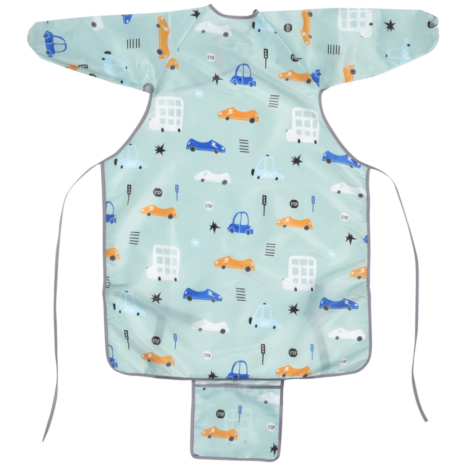 Baby Bib Bibs Smock Coverall Feeding Eating Waterproof Apron Toddler Chair High Weaning Sleeve Long Babies Catcher Homemaxs