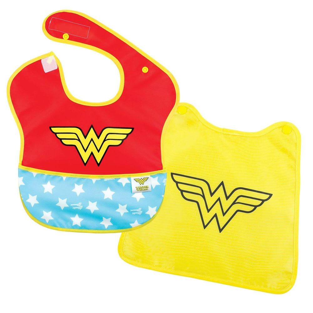 Wonder Woman Caped Bib Bumkins