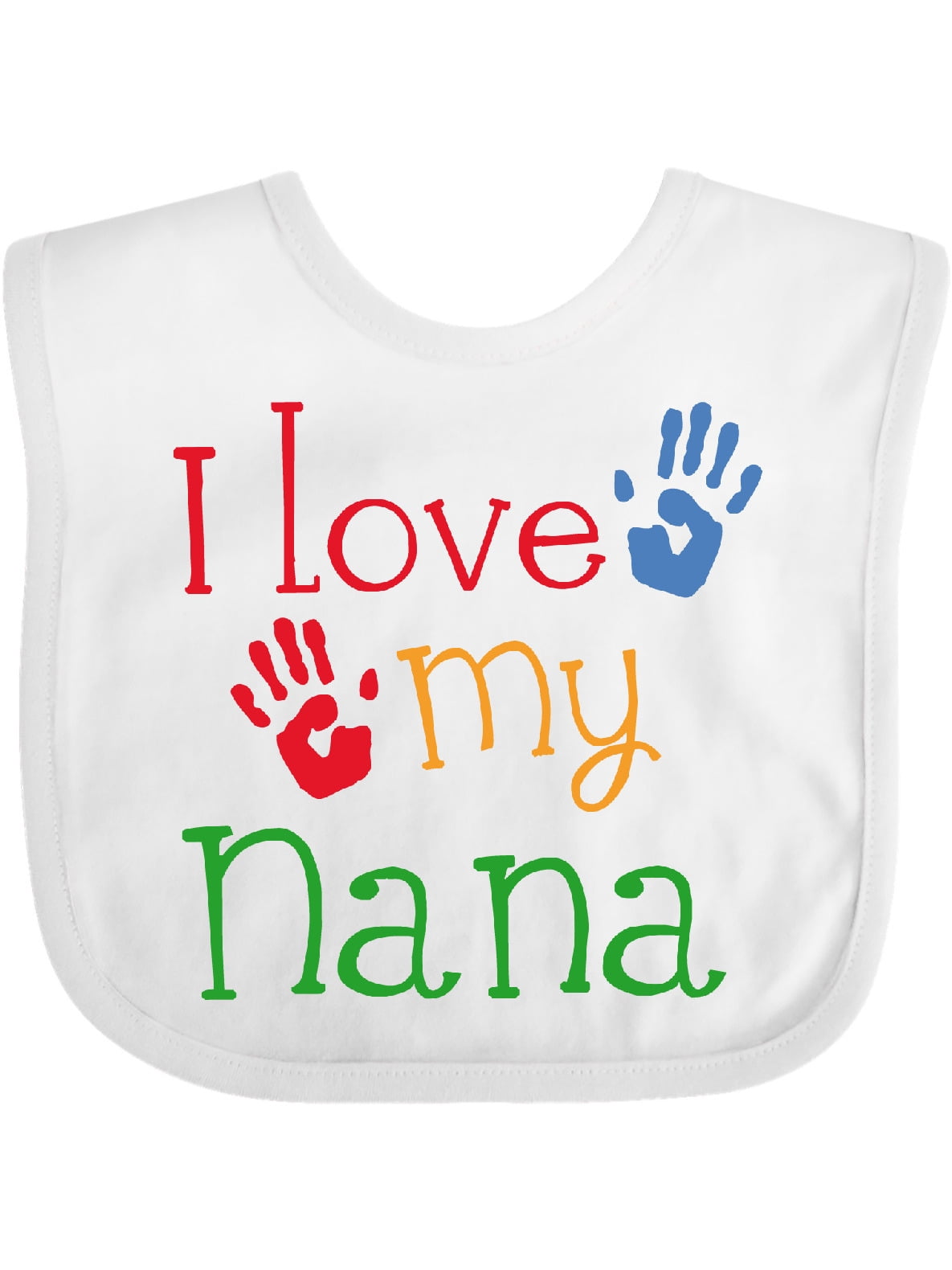 Inktastic I Love My Nana Boys or Girls Baby Bib Inktastic