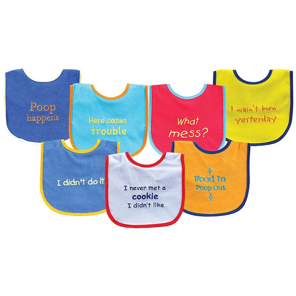 Luvable Friends 7 Pack Cotton Terry Bibs Luvable Friends