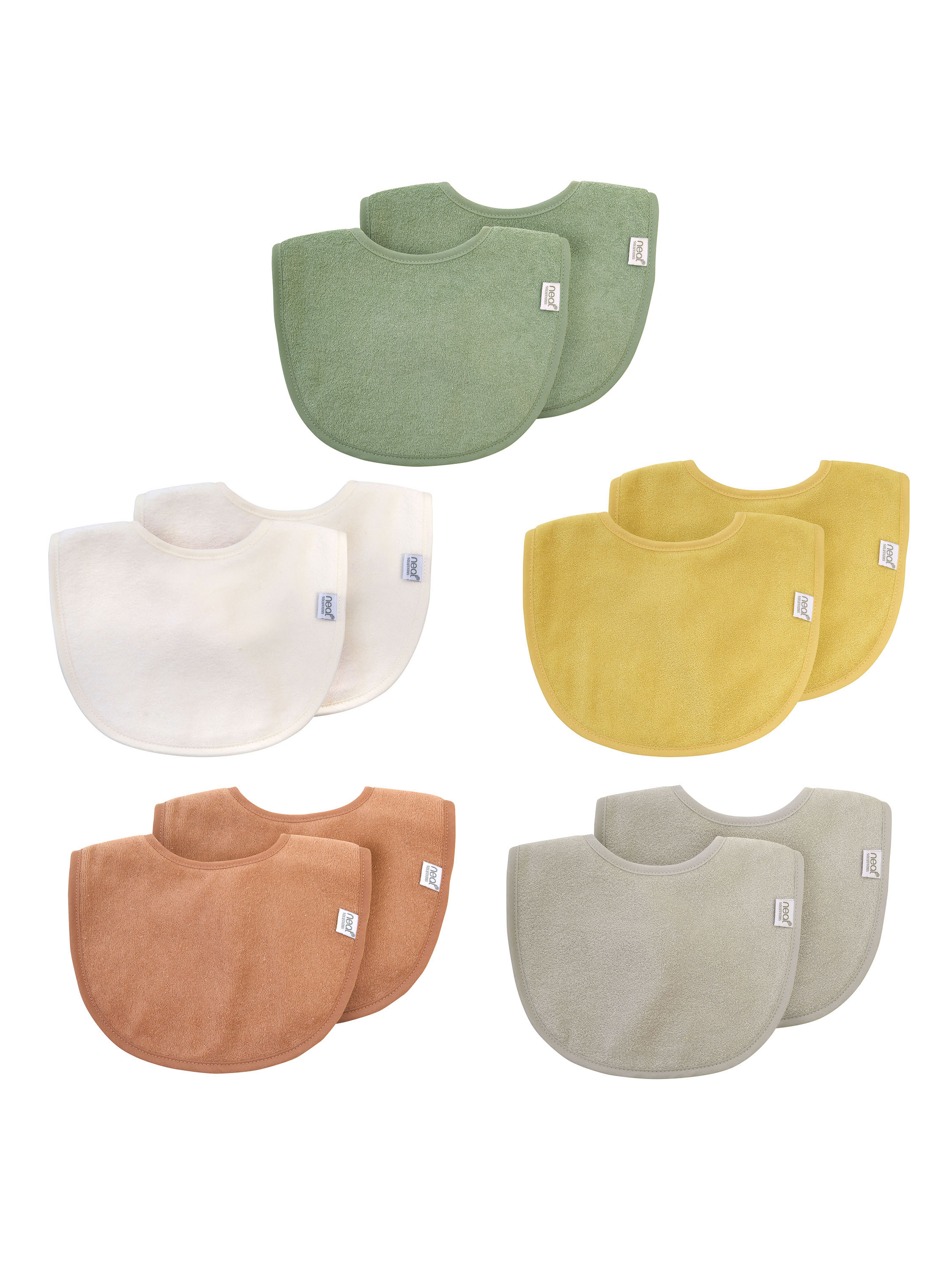 Neat Solutions Unisex 10 Pack Infant Bib Neat Solutions