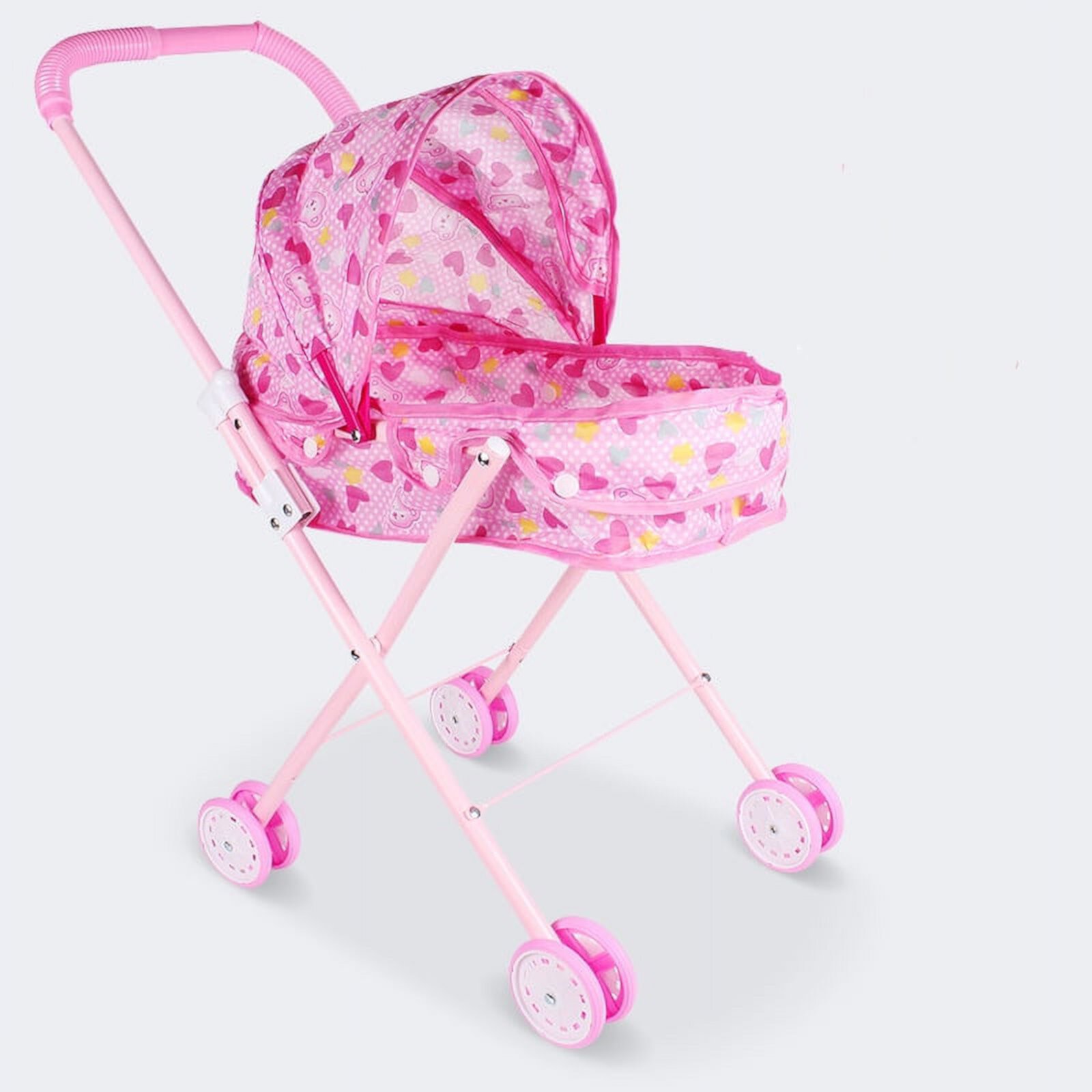 NUOLUX Baby Doll Stroller Little Girl Stroller Plaything Adorable Lightweight Small Stroller NUOLUX