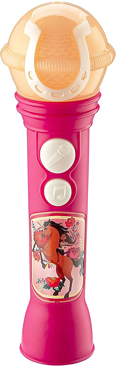 ekids Spirit Karaoke Microphone Toy for Kids, Sing Along to Built-in Music KIDdesigns