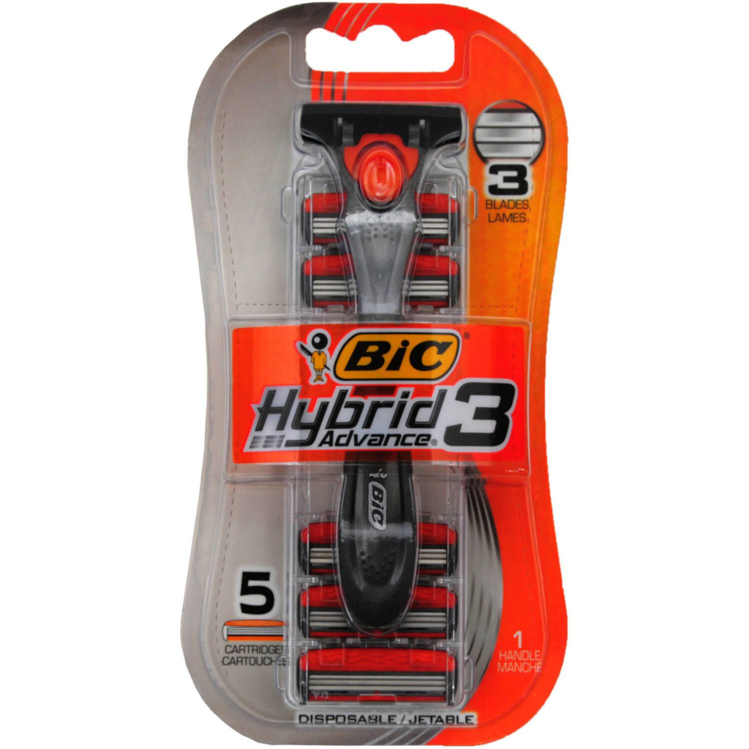 Bic Hybrid Advance Bic Hybrid 3 Advance 5ct Shaver BIC