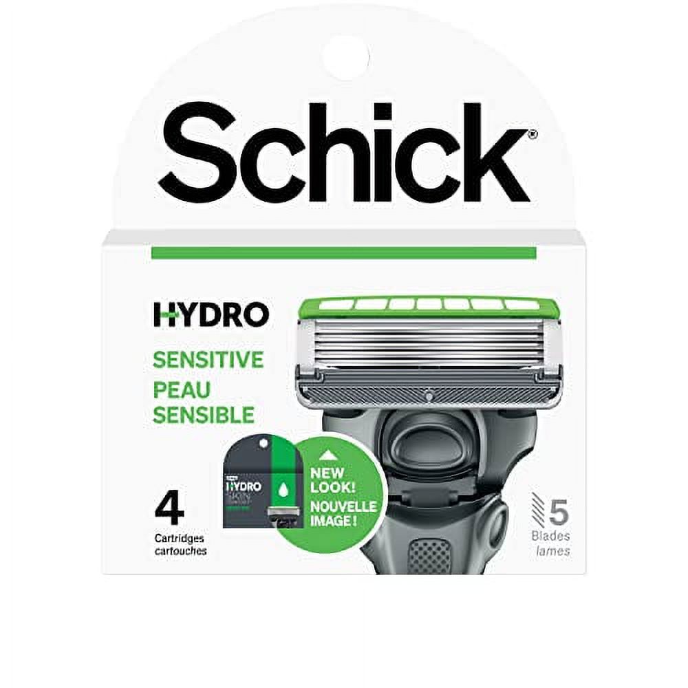 Schick Hydro 5 Sense Sensitive Skin Razor Refills for Men, 4 Count Schick