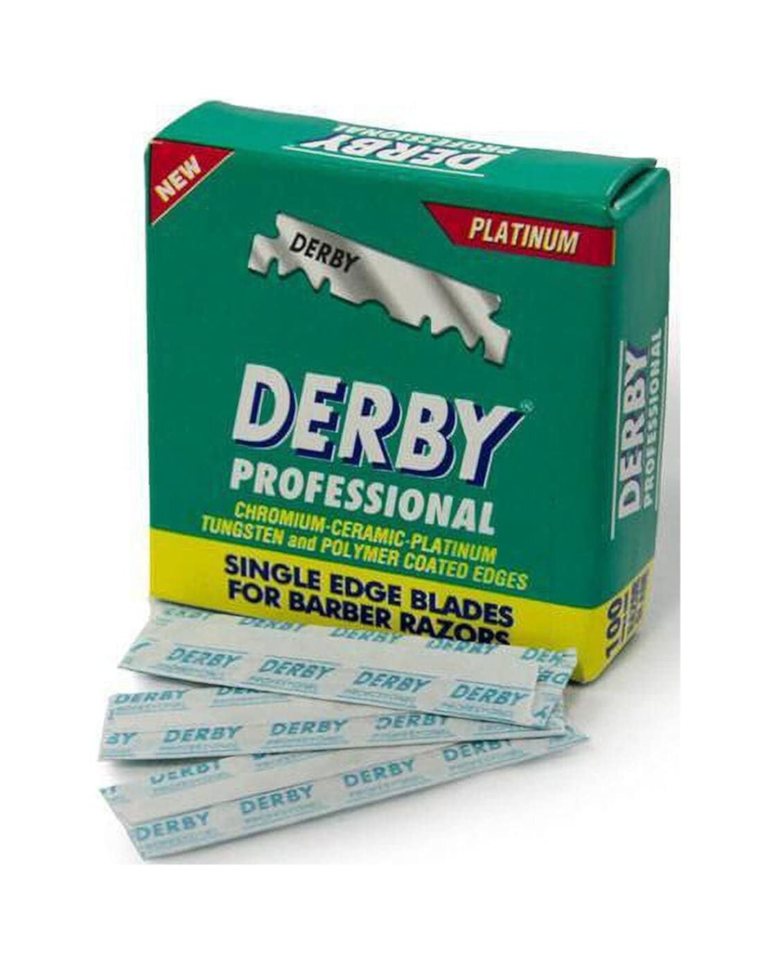 Derby Professional Single Edge Razor Blades 10x100 Derby