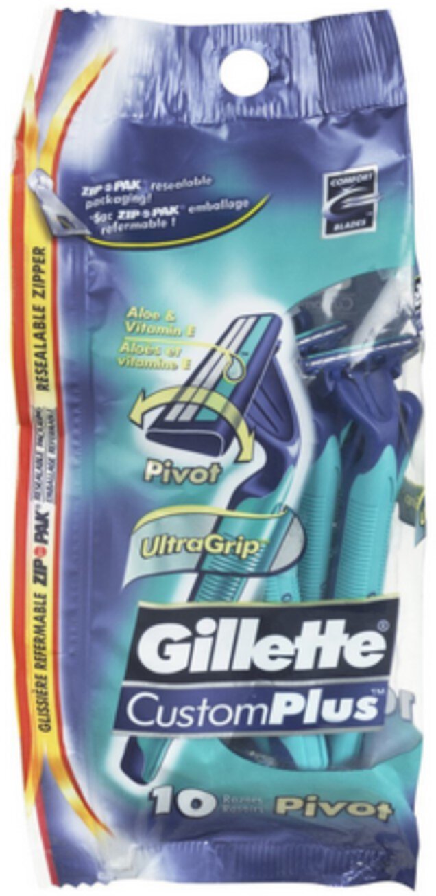 Gillette Custom Plus Pivot Disposable Razors 10 ea (Pack of 3) Visit the Gillette Store