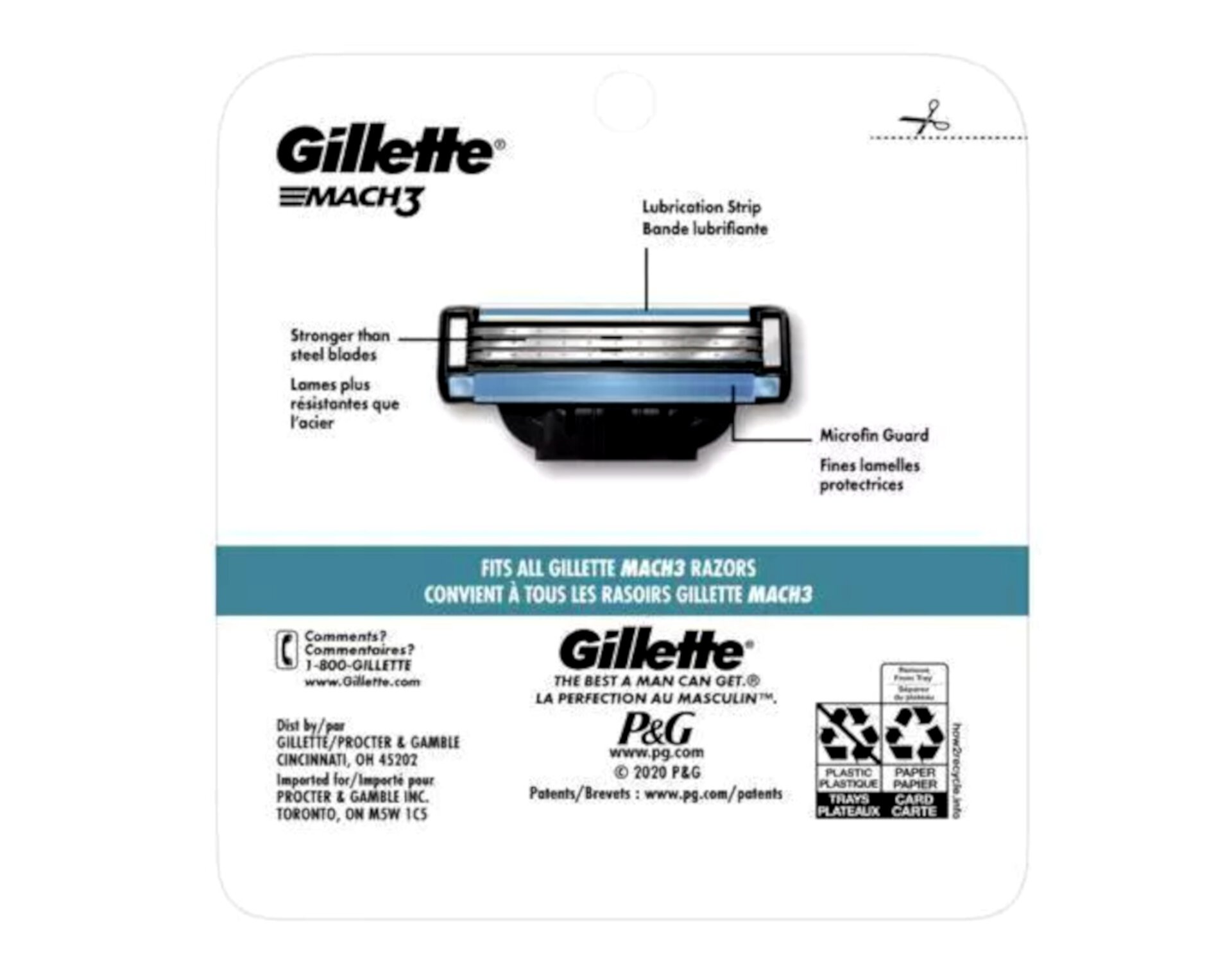 Gíllette Mach3 Razor Refill Cartridges, 4 Ct Visit the Gillette Store