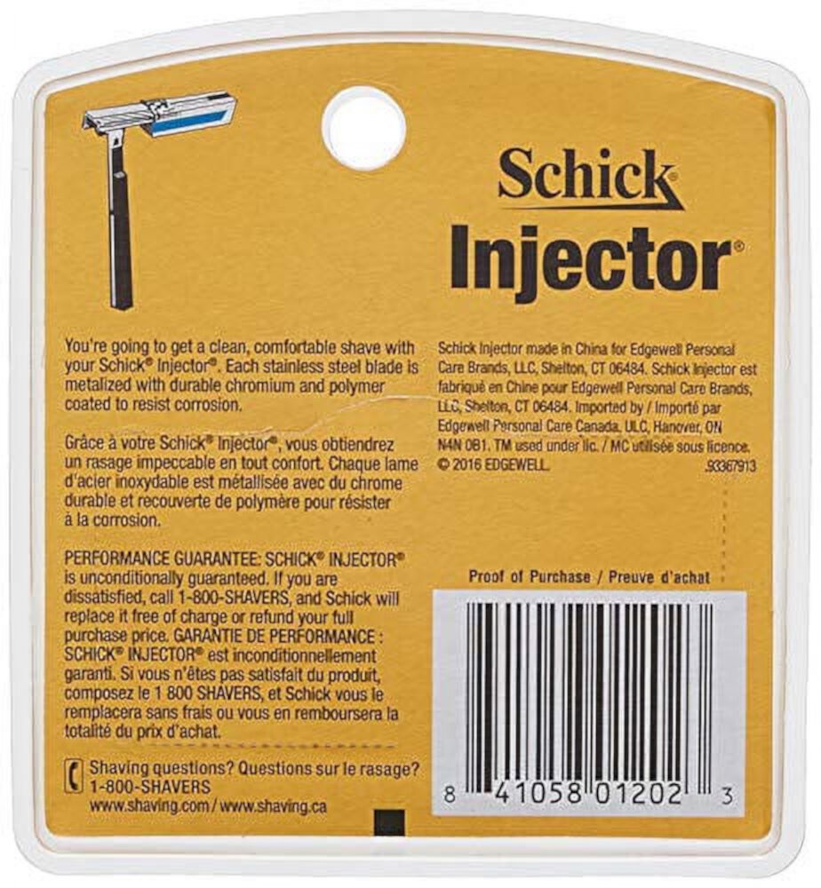 Schick Injector Razor Blades, 7-Count Boxes (Pack of 4) Schick