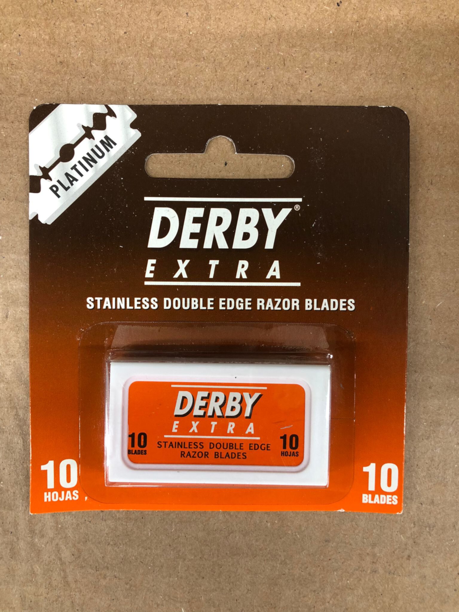 Derby Double Edge Razor Blades of 10 in 1 Cartridge - For Men Shaving Derby