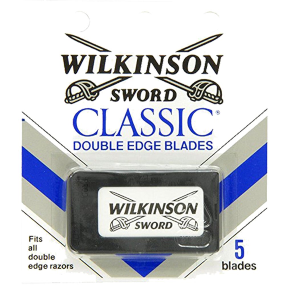 Pack of (12) Wilkinson Sword Classic 5 Double Edge Blades Wilkinson Sword