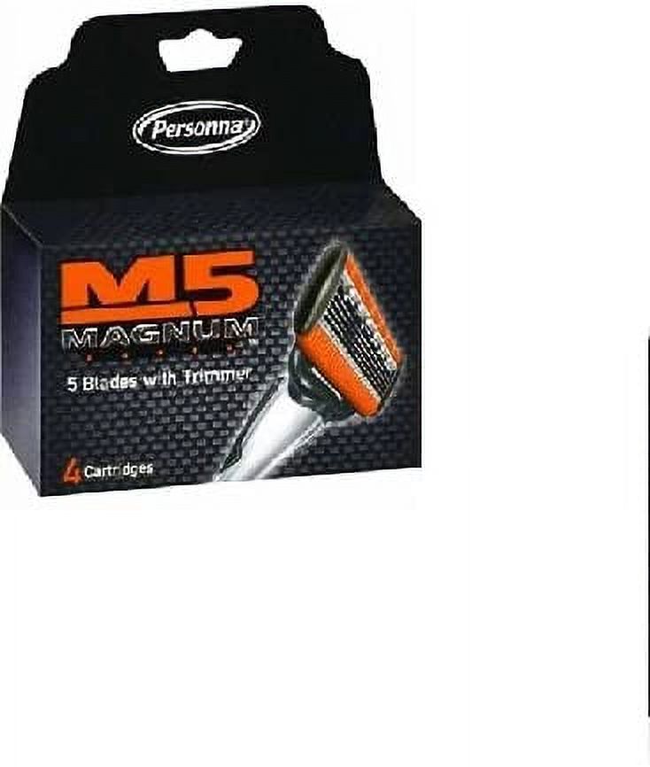 Personna M5 Magnum 5 Refill Razor Blade Cartridges, 4 ct. (Pack of 3) Personna