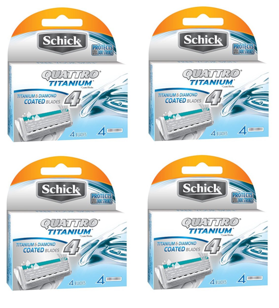 Schick Quattro Titanium Refill Cartridges - 16 Count Schick