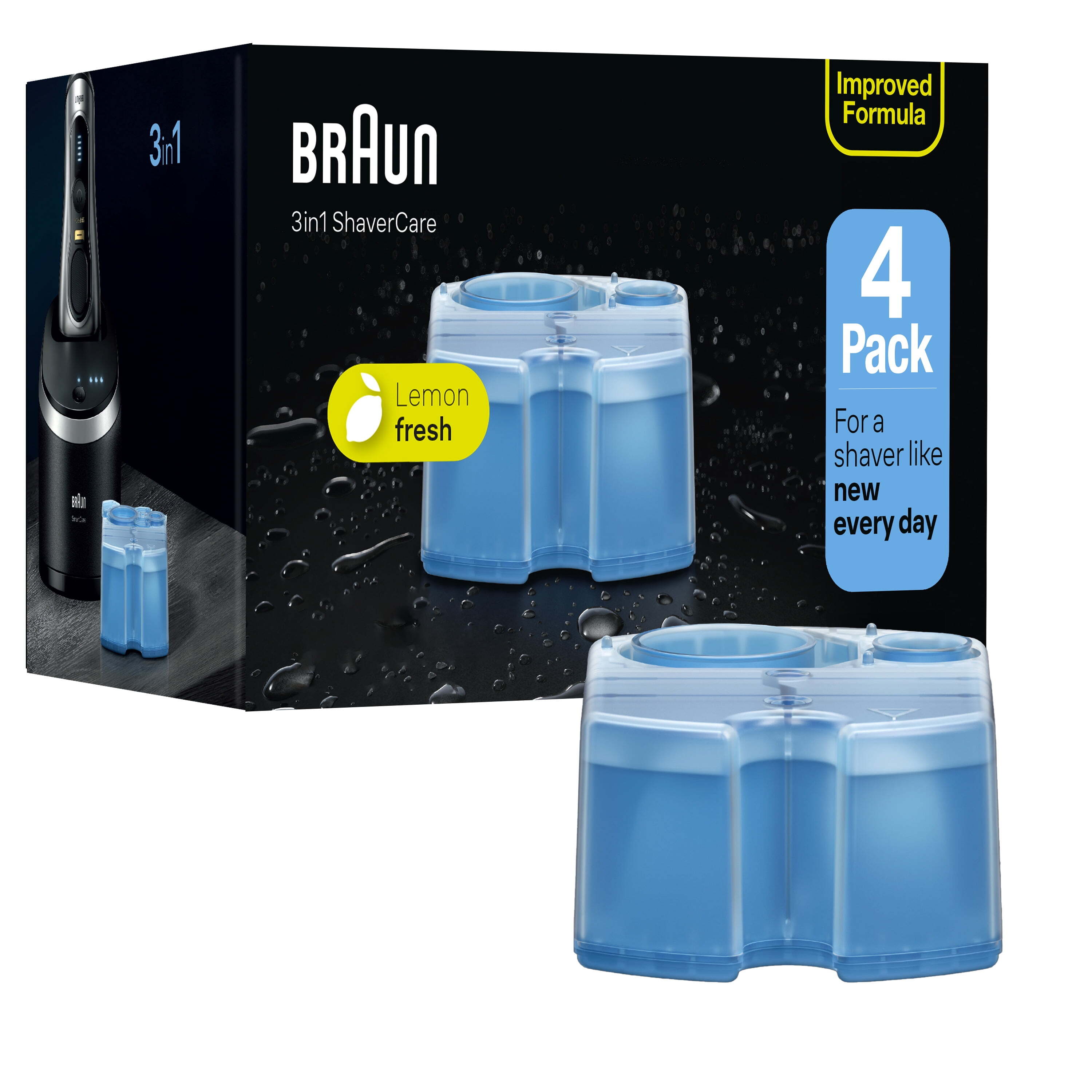 Braun Clean & Renew Refill Cartridges CCR - 4 Pack Braun