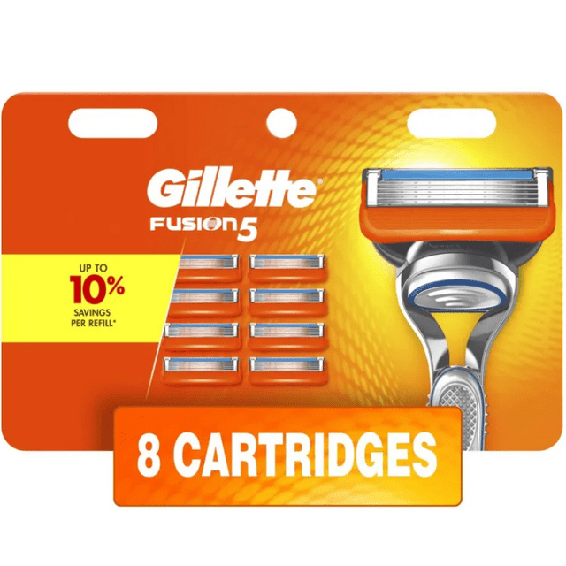 Gillette Fusion5 Men's Razor Blade Refills, 8 Count Gillette