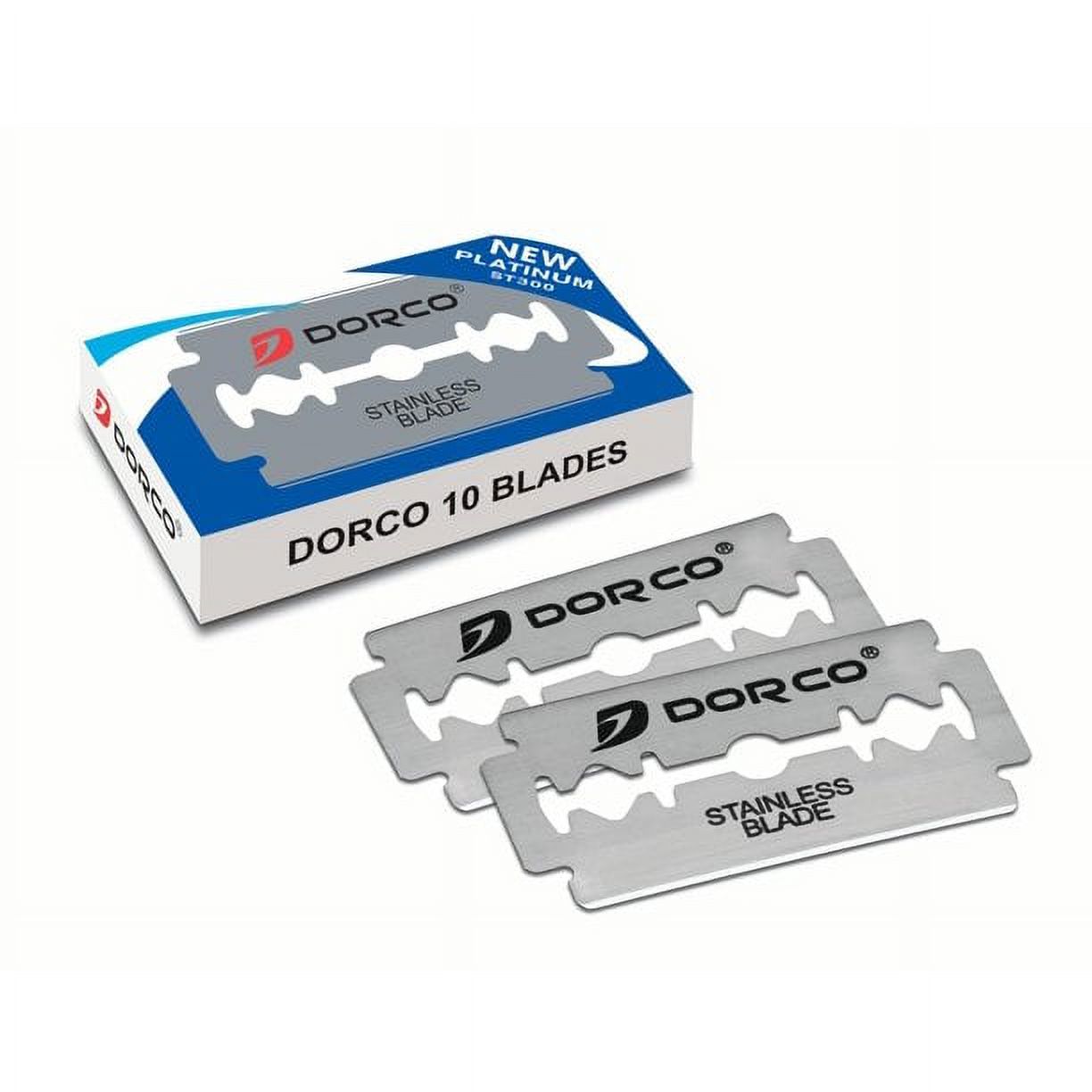 Лезвия для опасной бритвы DORCO ST-300, 100 платиновых лезвий Dorco