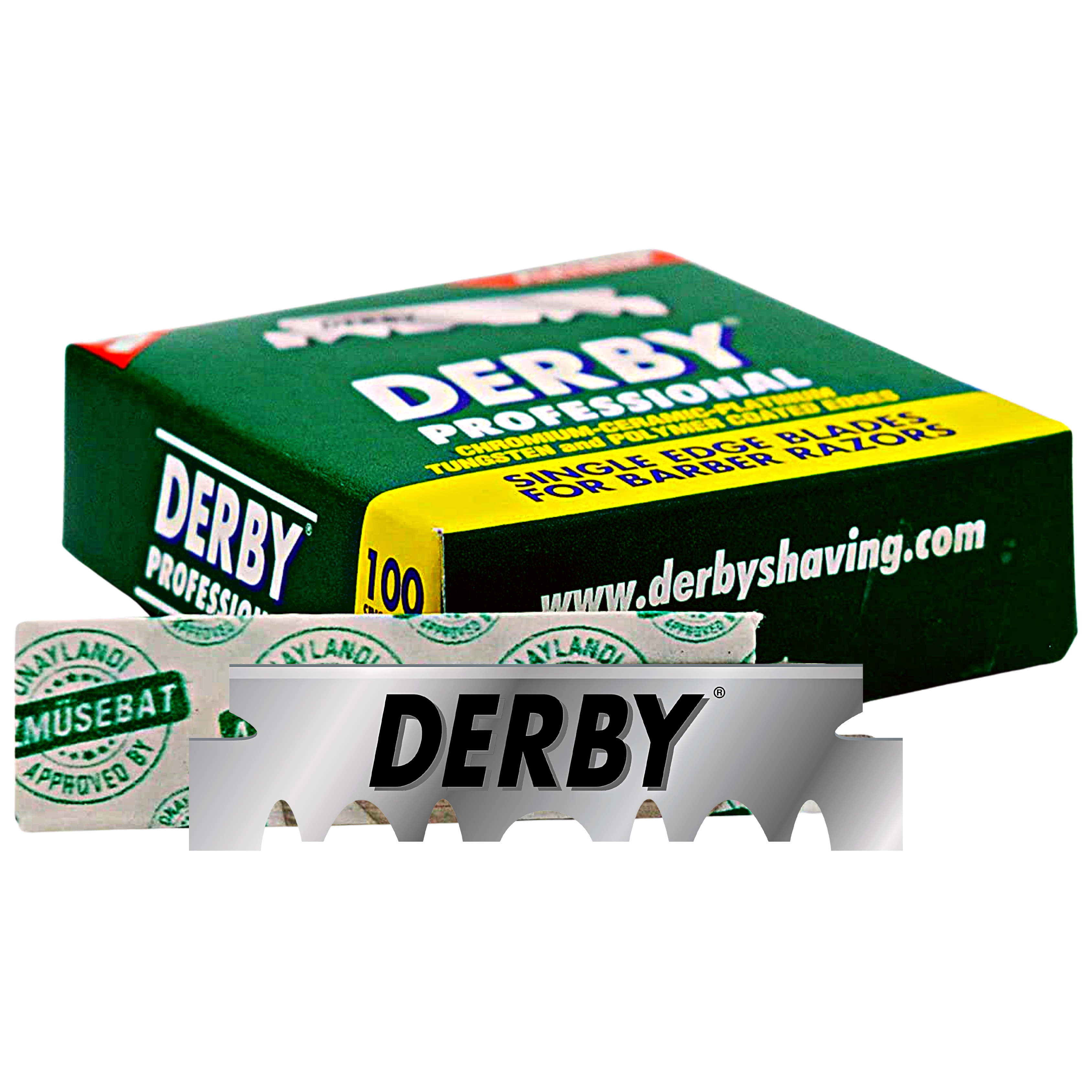 Derby Professional Single Edge Razor Blades 100 ea Derby