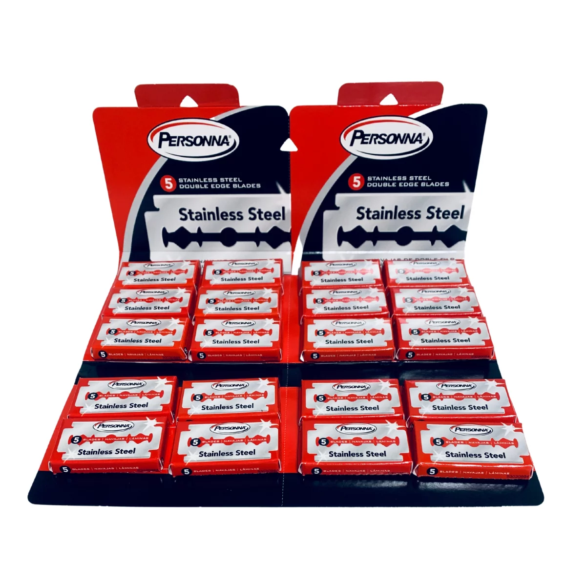 Red Personna Israeli Double Edge Razor Blades-5 Blade Pack Personna