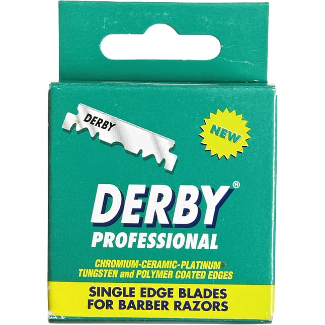 Derby Professional Single Edge Razor Blades 100 ea Derby