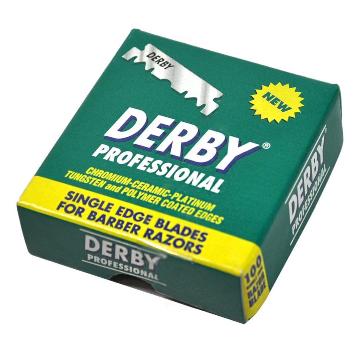 1000 "Derby Professional" Single Edge Razor half Shaving Blades for straight razors barber Salon Shop Lot ( 10 Packs X 100 Blades ) Derby