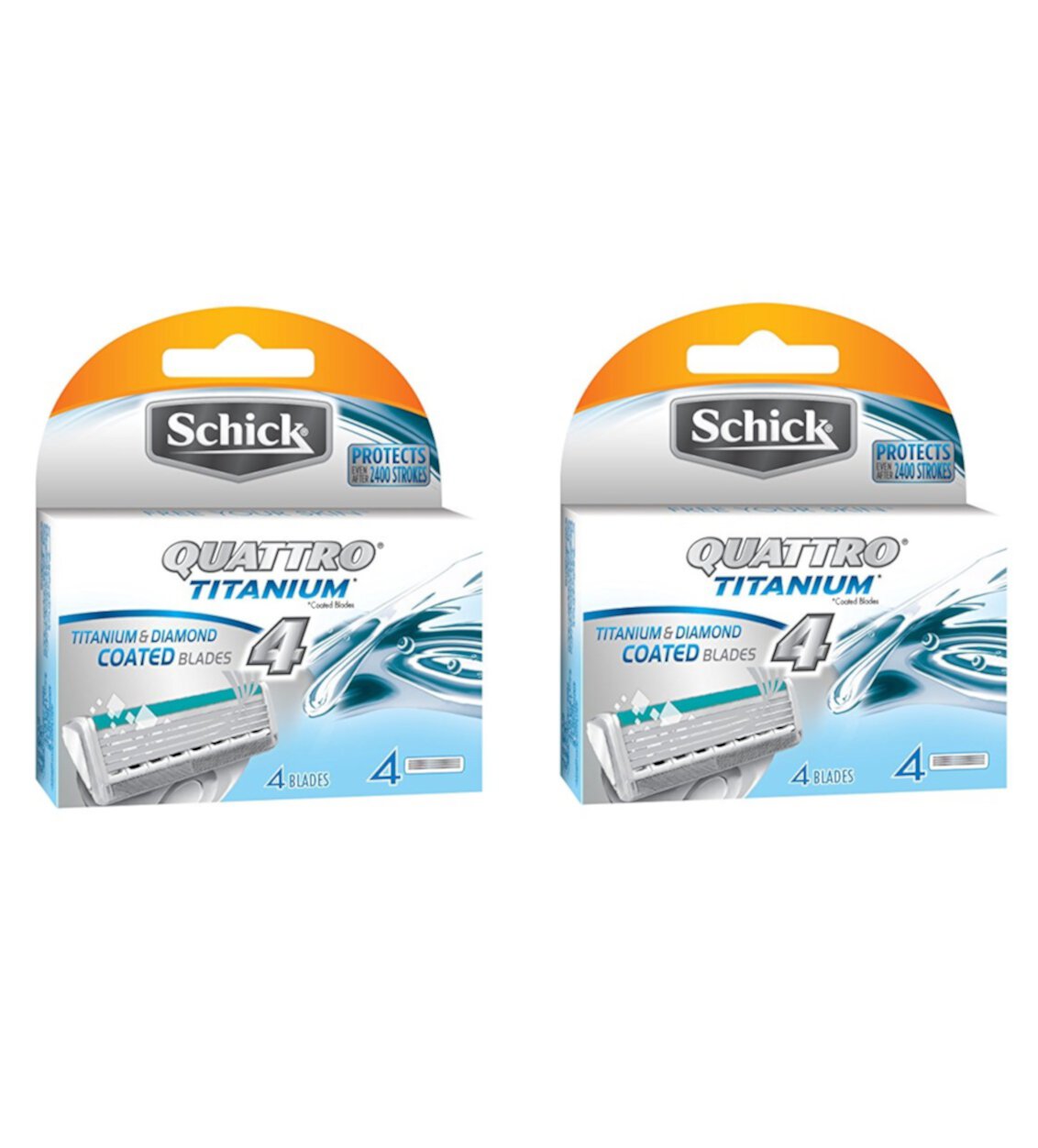 Schick Quattro Titanium Refill Cartridges - 8 Count Schick