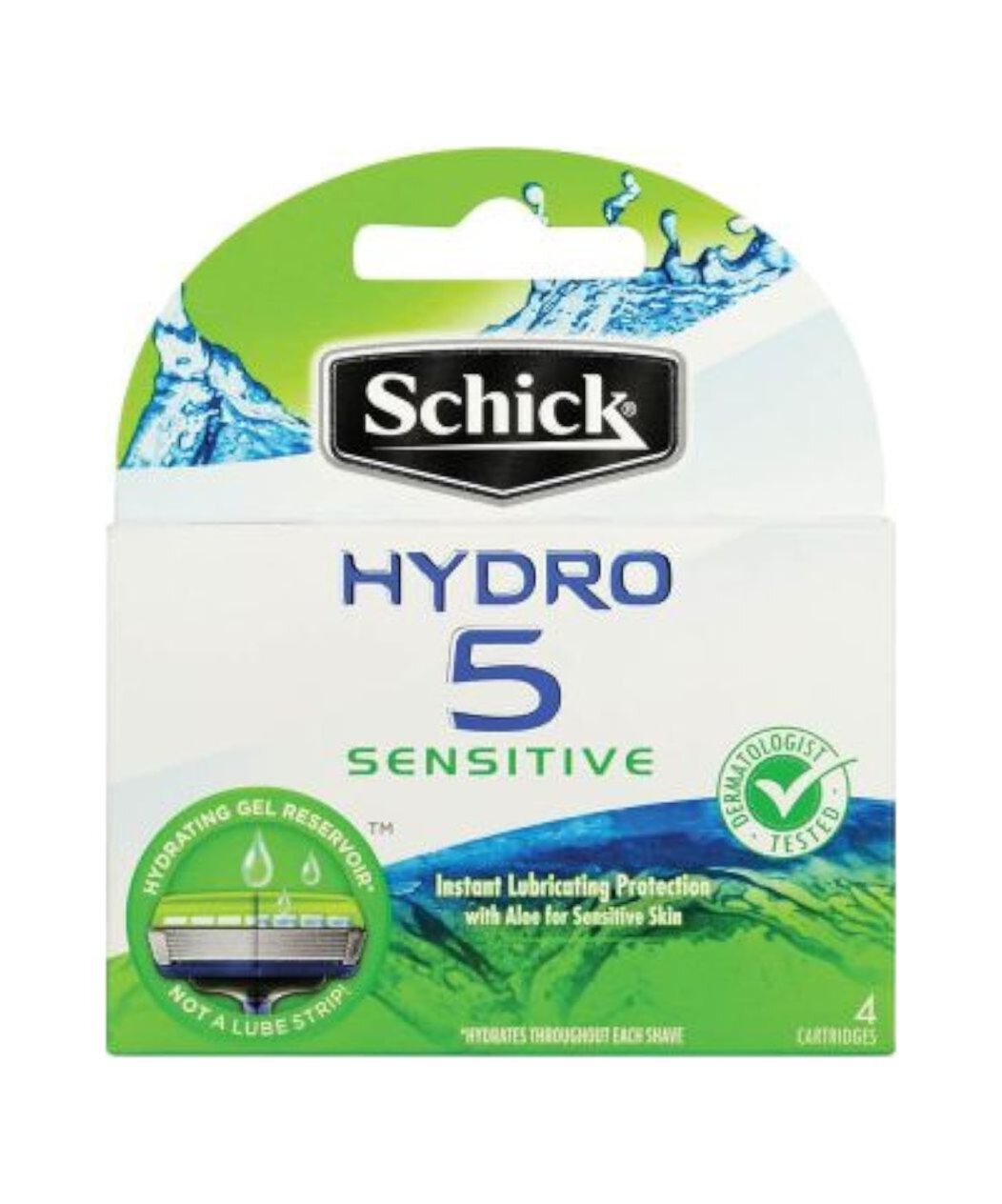 Schick Hydro 5 Sensitive Refill Razor Blade Cartridges, 4 ct Schick