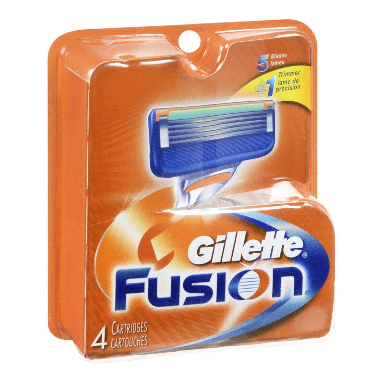 Gillette® Fusion® Razor Cartridges 4 ct Carded Pack Gillette