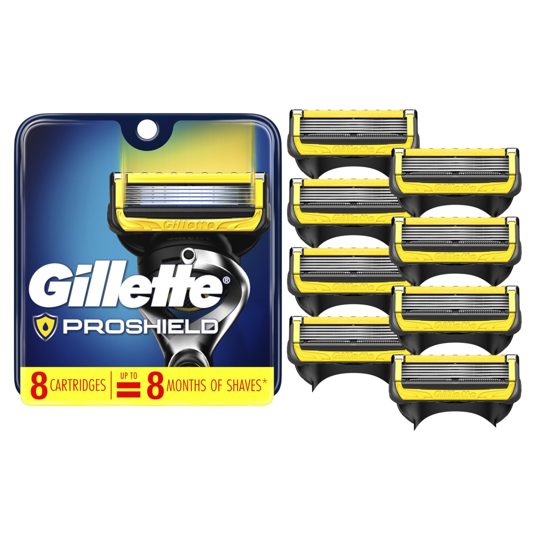 Gillette ProGlide Shield Men's Razor Blades, 8 Blade Refills Visit the Gillette Store