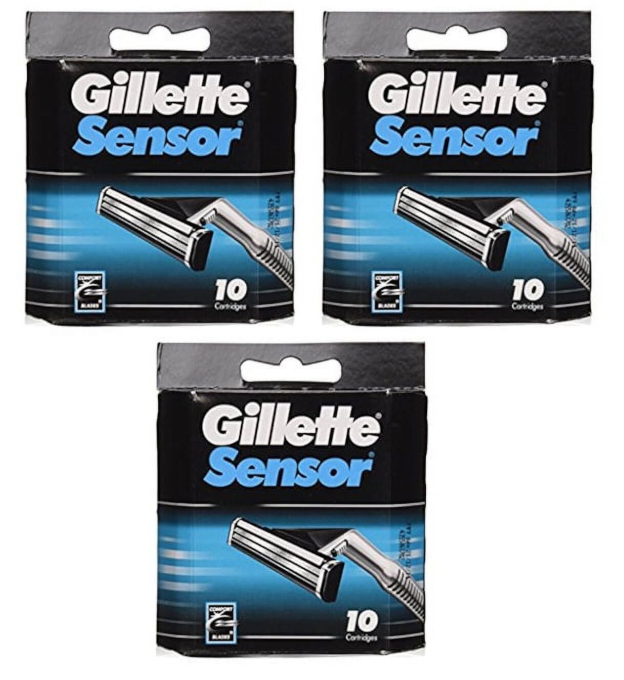 Gillette Sensor Blade Refill Cartridges 30-Count Gillette