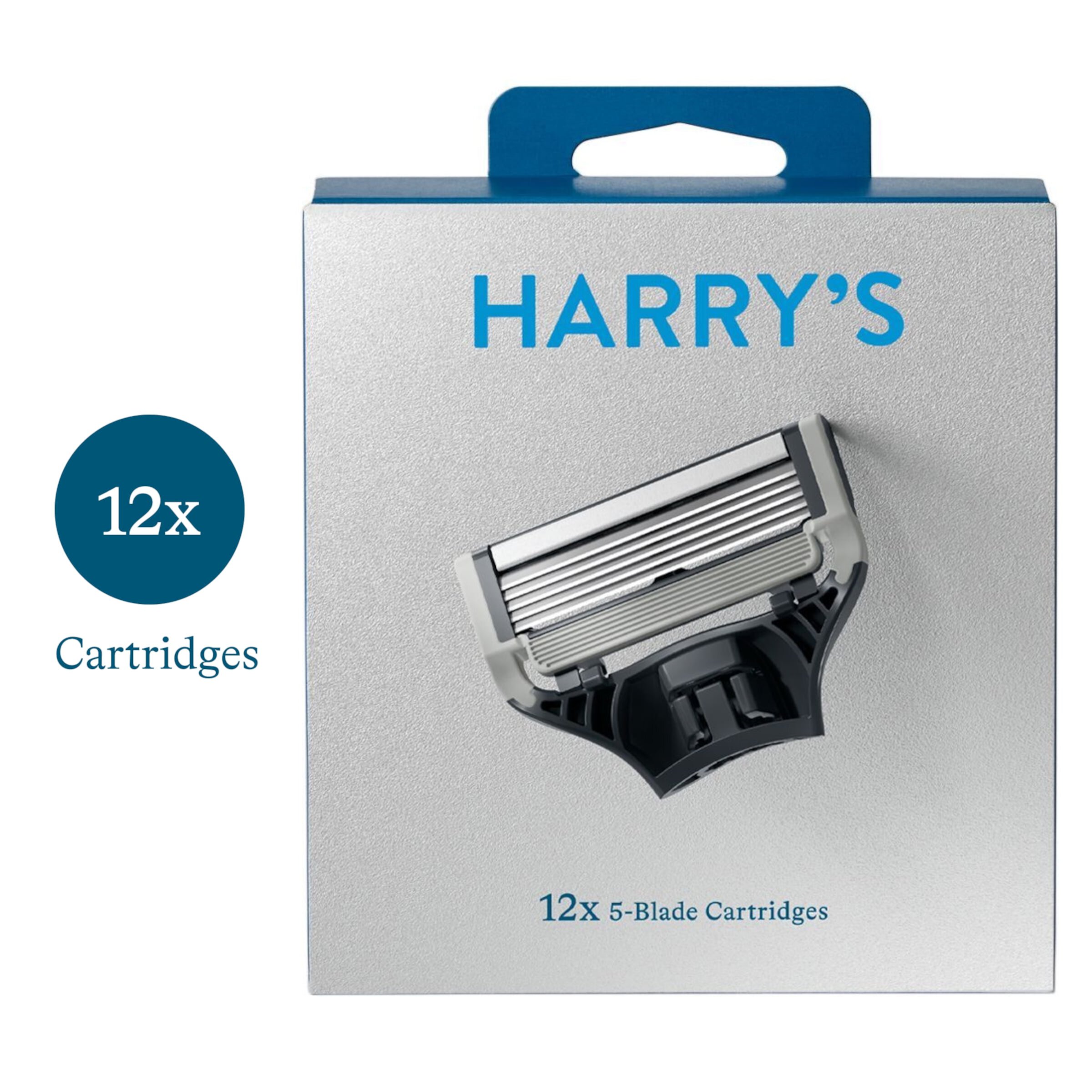 Harry's Razor Blades for Men: 12 Pack of Men's Razor Blade Refills Harry's