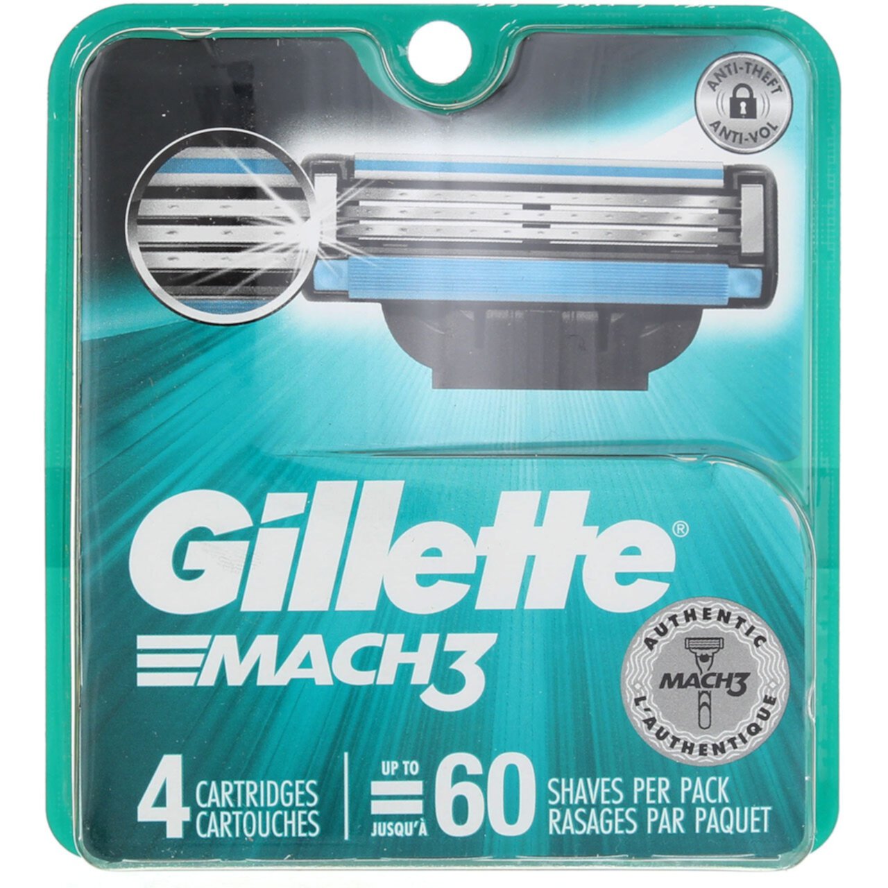 Gillette Mach3 Razor Blade Cartridges, 4 Ct Visit the Gillette Store