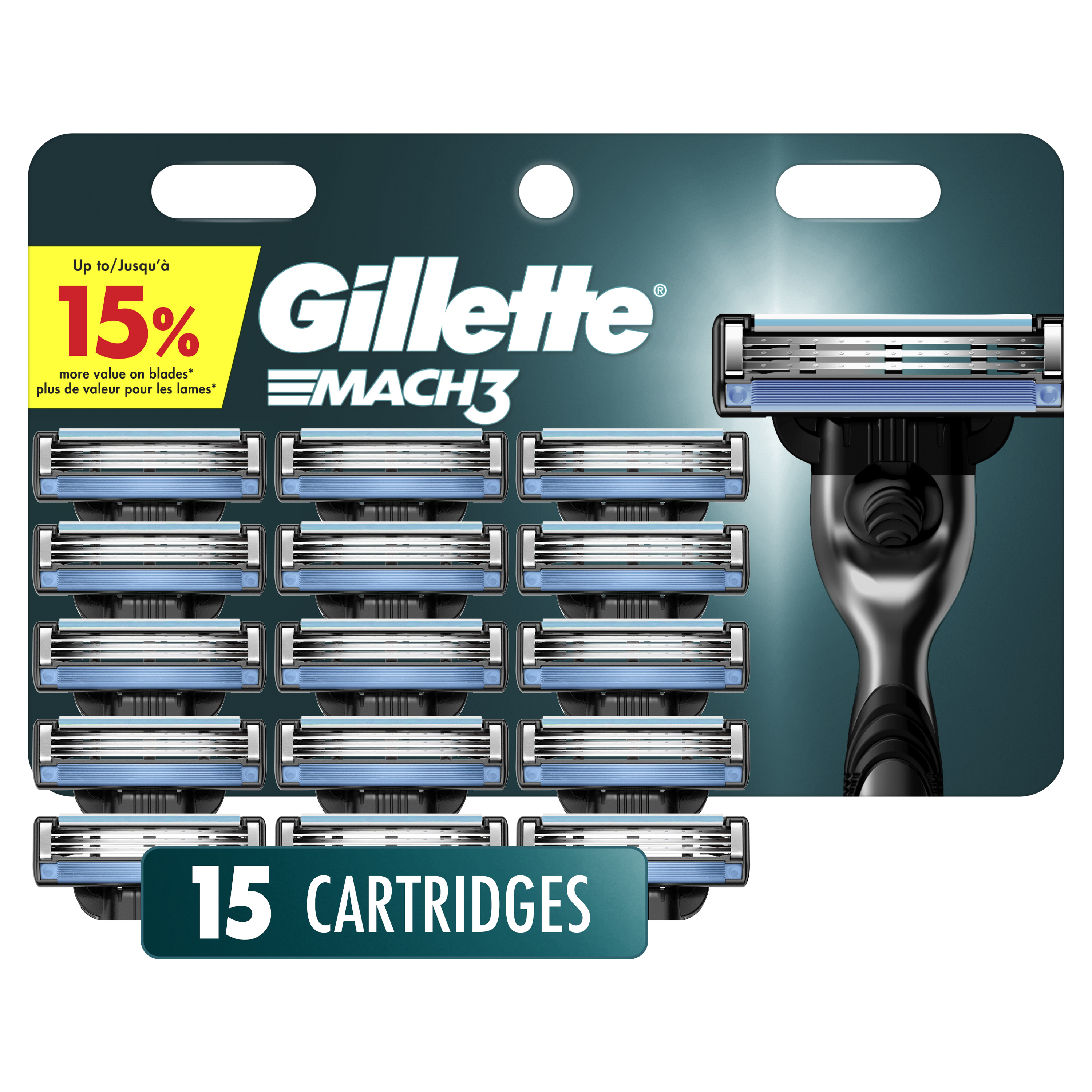 Gillette Mach3 Razor Blade Refills for Men, 15 Count Visit the Gillette Store