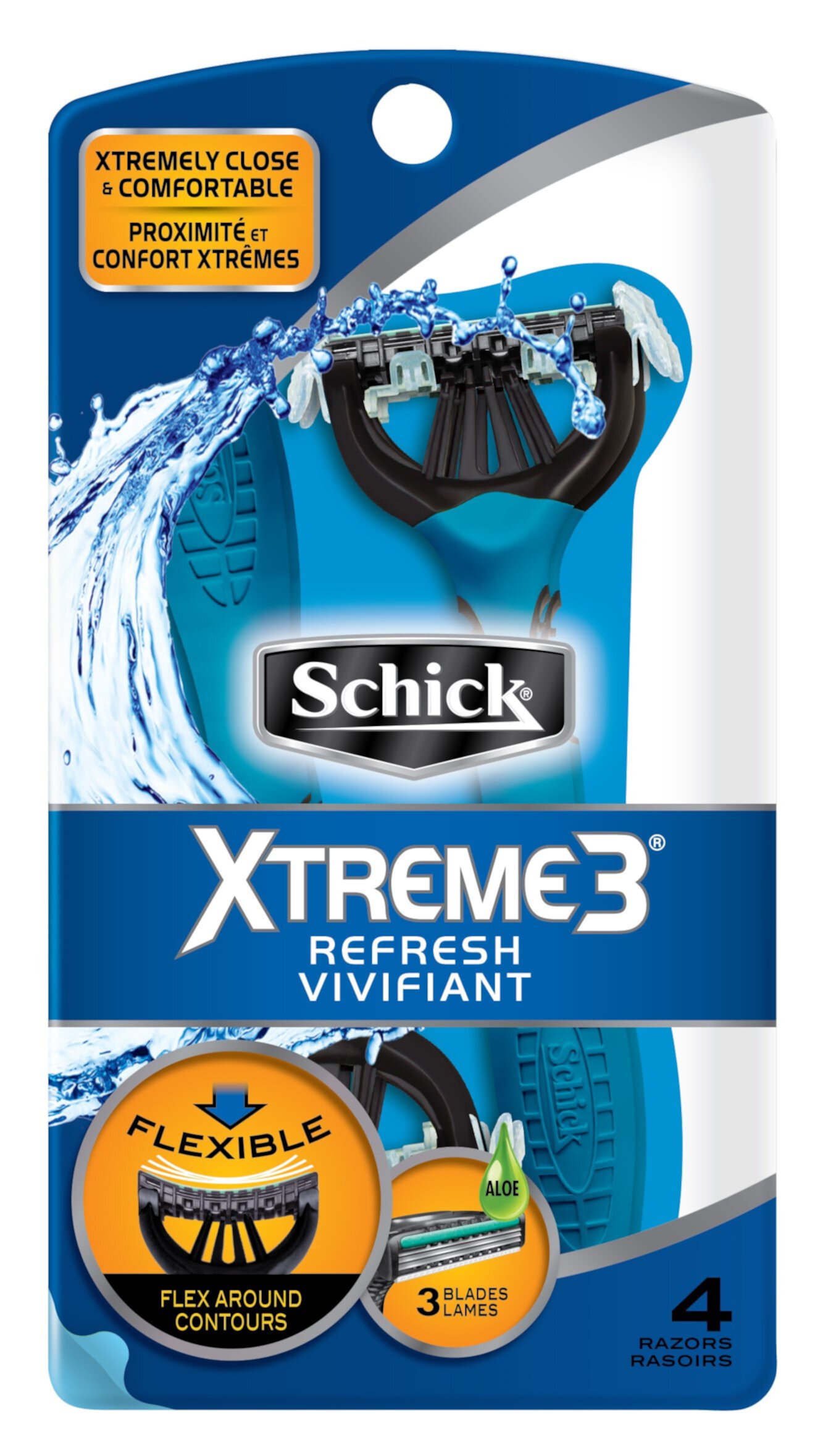 Schick Xtreme3 Refresh Men's Disposable Razors (Choose Your Count) Schick