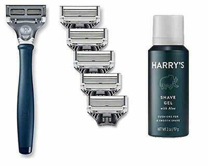 Harry's Men's Razor with Shaving Gel 2 oz (Blue) Visit the Harry's Store