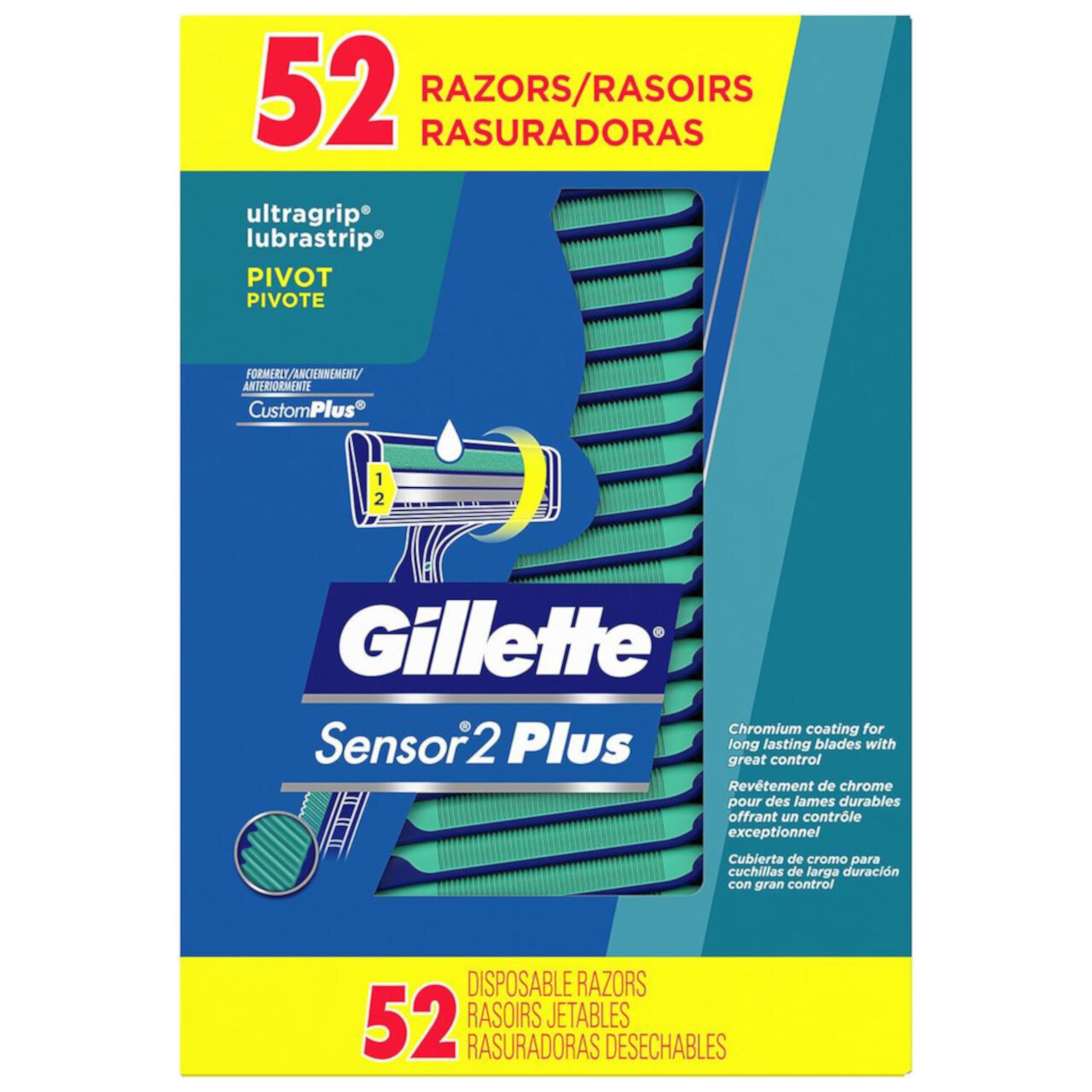 Gillette Sensor2 Plus Disposable Razors (52 ct.) Visit the Gillette Store