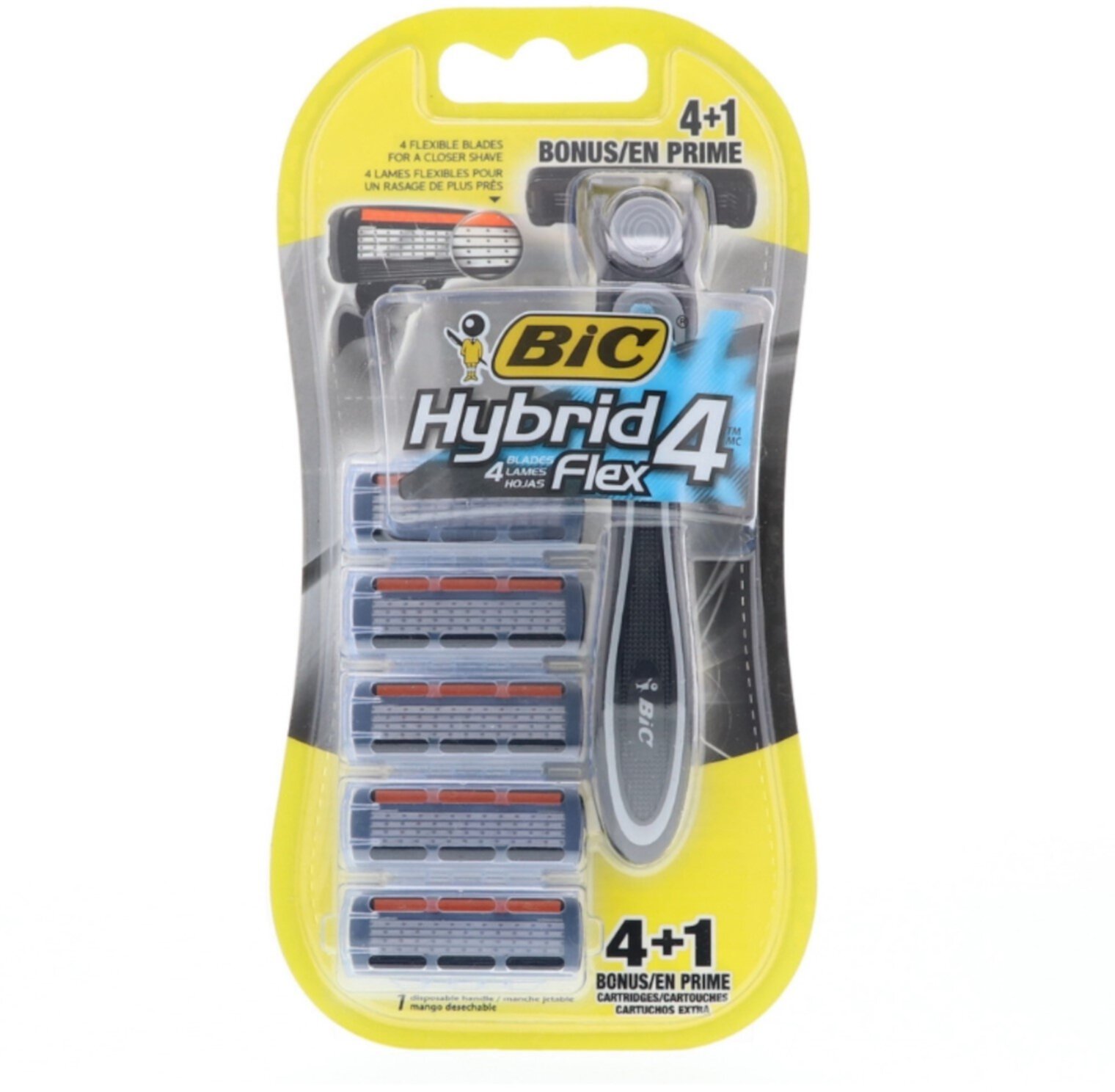 Bic Hybrid 4 Advance For Men, Disposable 4-Blade System 1 ea BIC