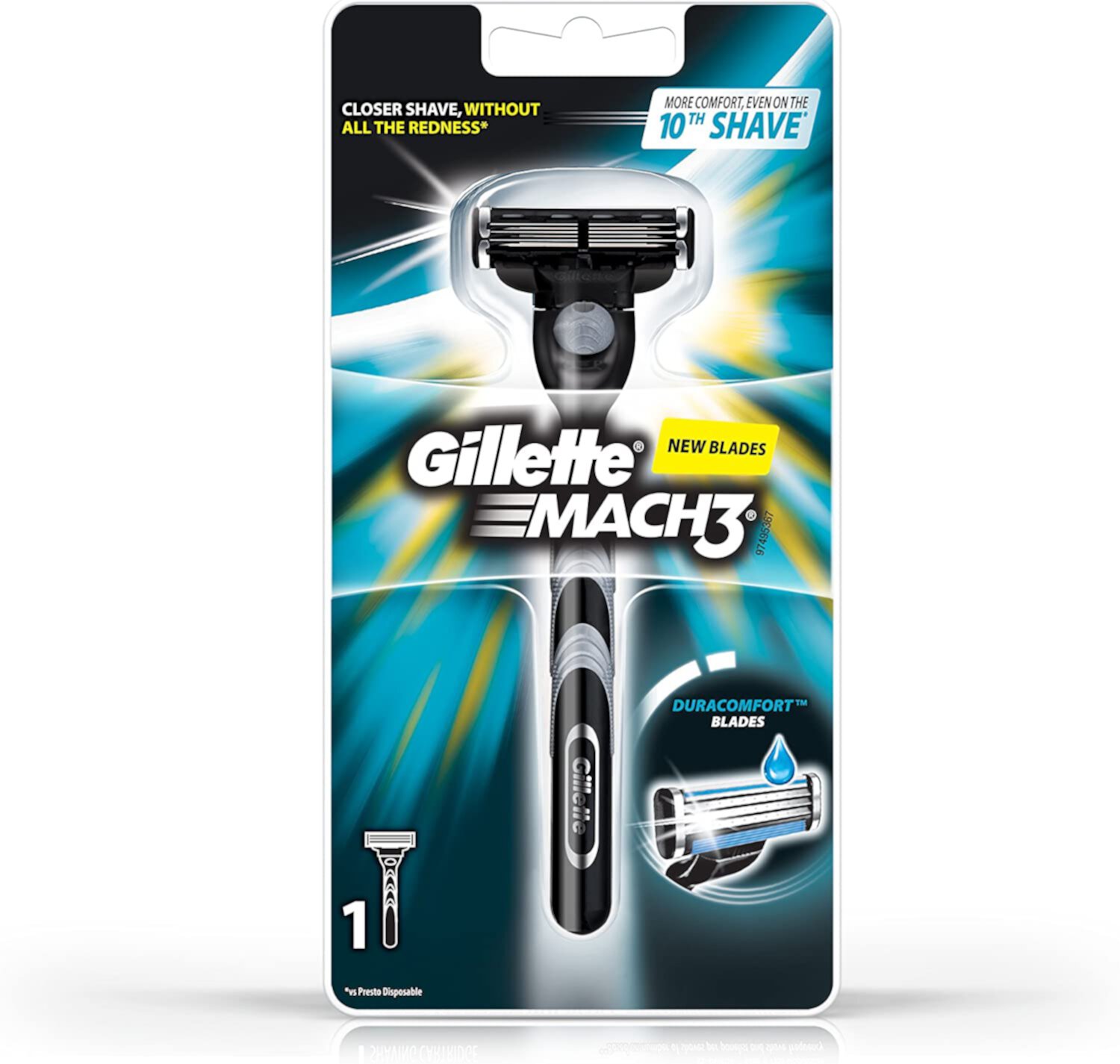 Gillette Mach3 New Blade Razor - 1 Count Visit the Gillette Store