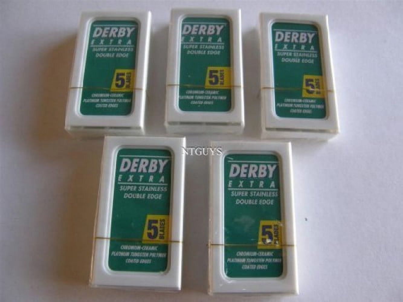 50 Derby Extra Double Edge Razor Blades Stainless Steel Derby