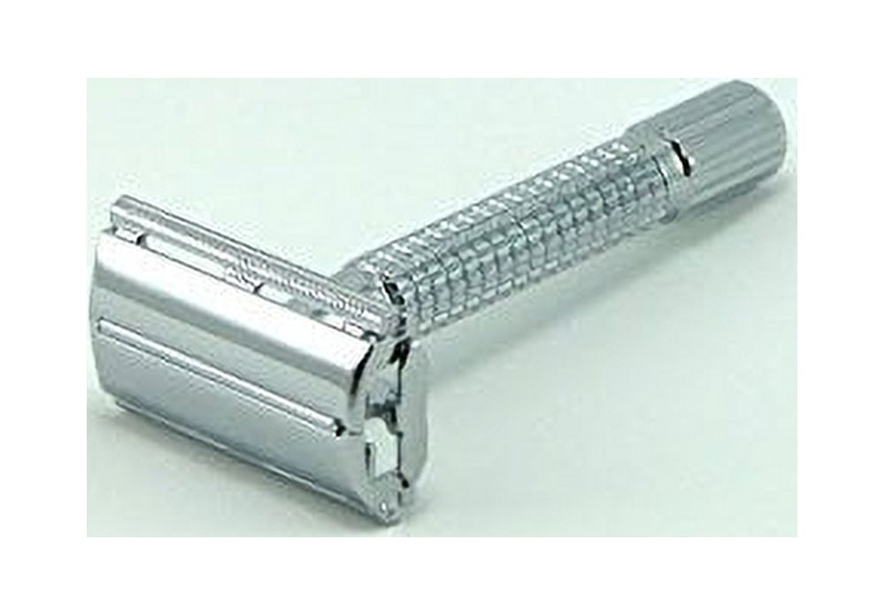 GBS Chrome Butterfly Double Edge Safety Razor Comes with 5 Pack Derby Blades G.B.S