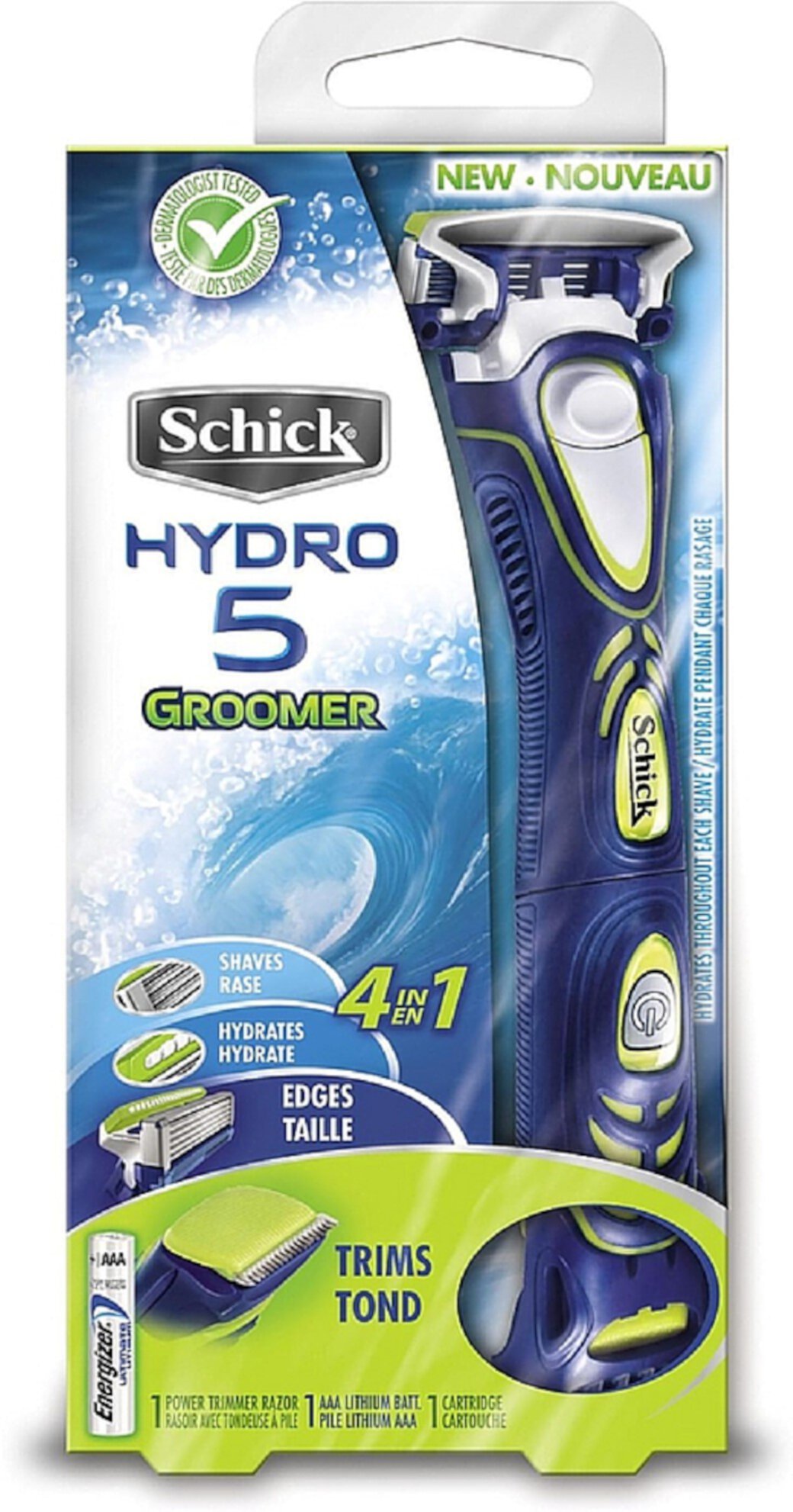 Schick Hydro 5 Groomer Sensitive Razor 1 ea Schick