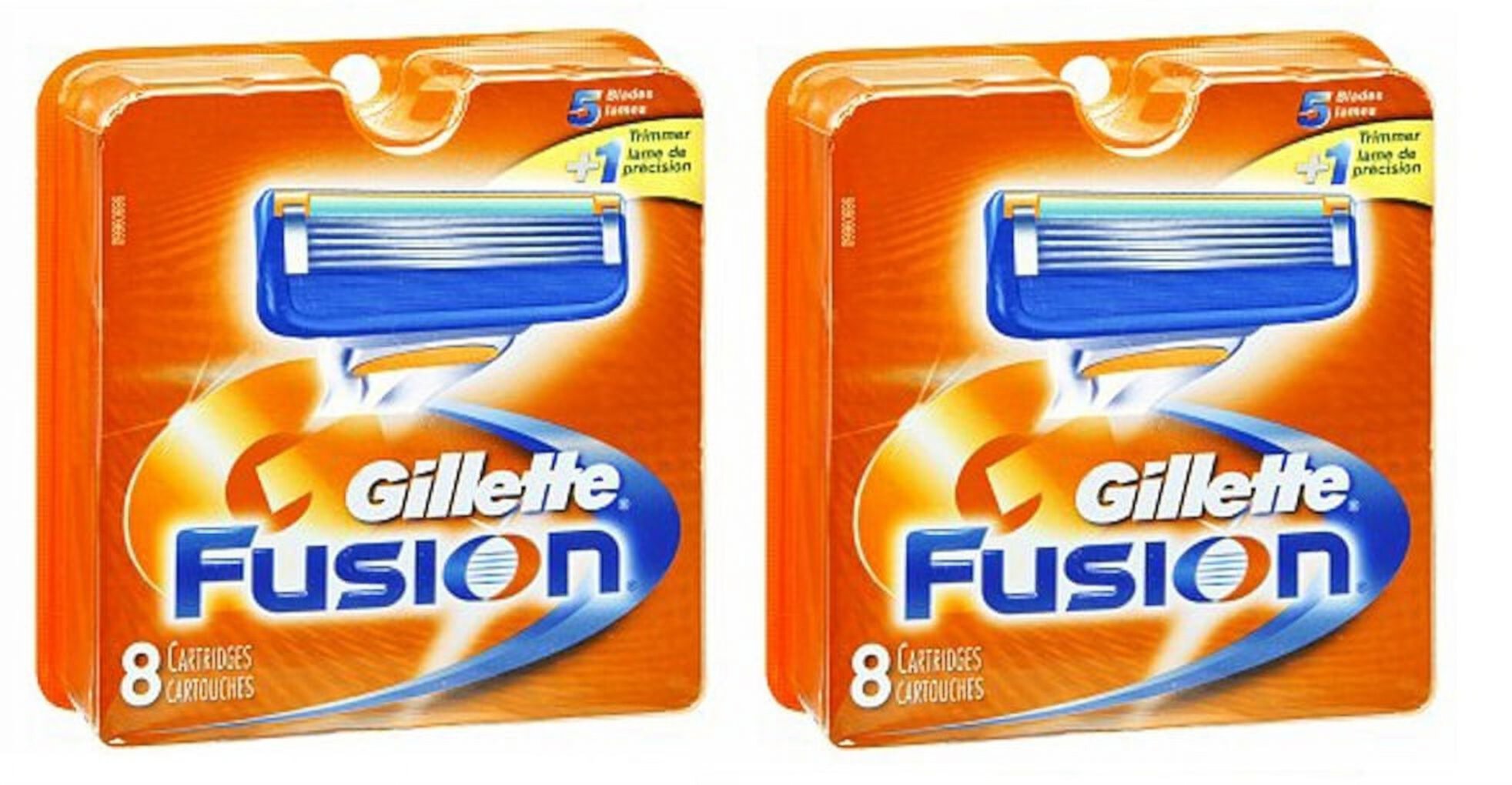 Gillette Fusion Refill Razor Blade Cartidges, 8 Ct. (Pack of 2) Visit the Gillette Store