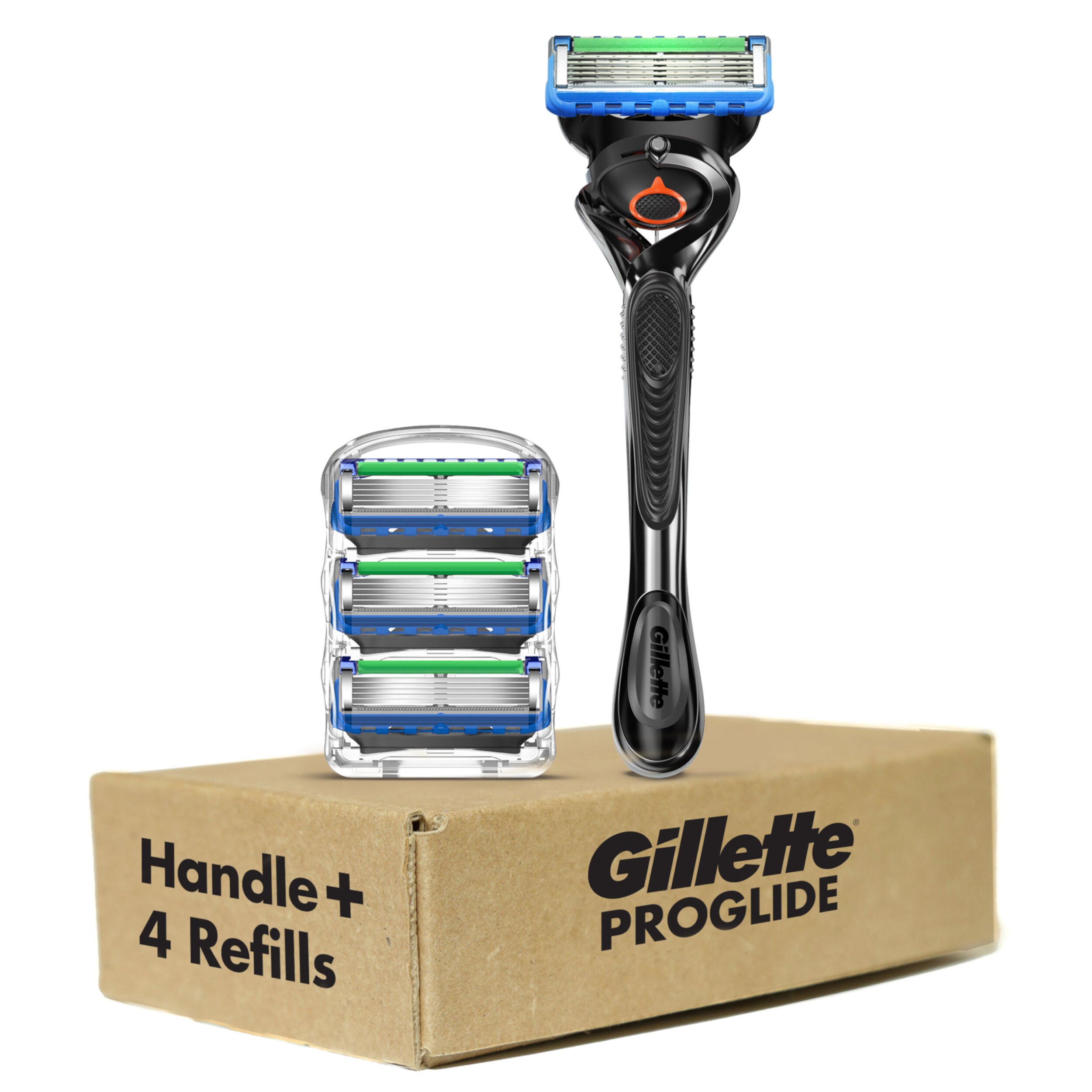 Gillette ProGlide Men's Razor Handle + 4 Blade Refills Visit the Gillette Store