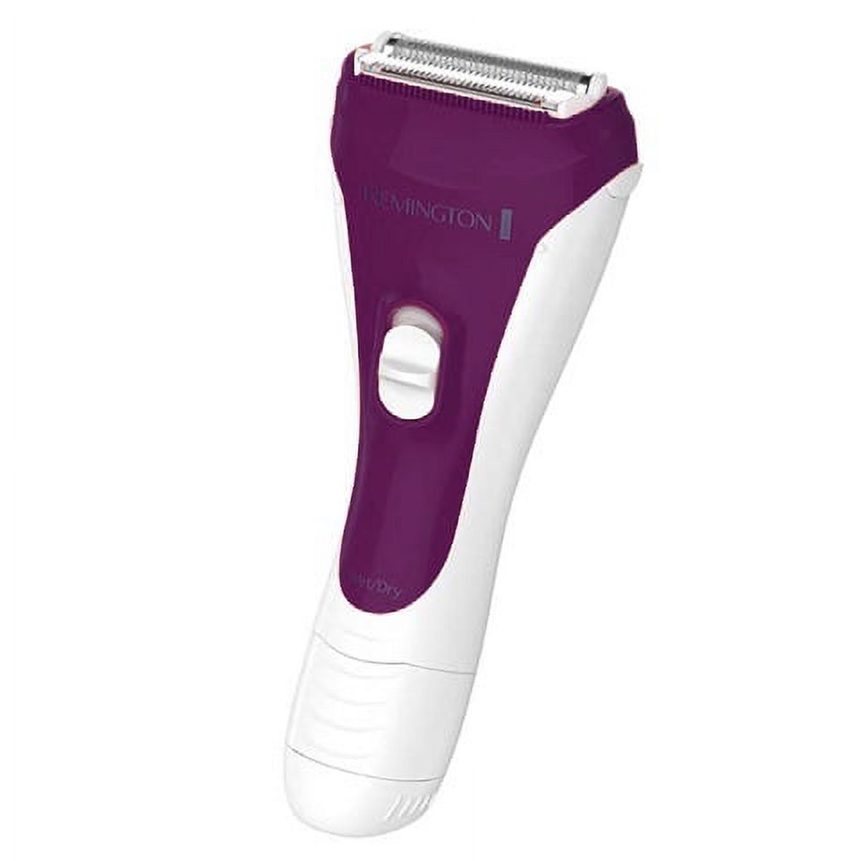 Remington WDF4815 Smooth & Silky Battery Operated Lady Shaver, Purple Remington