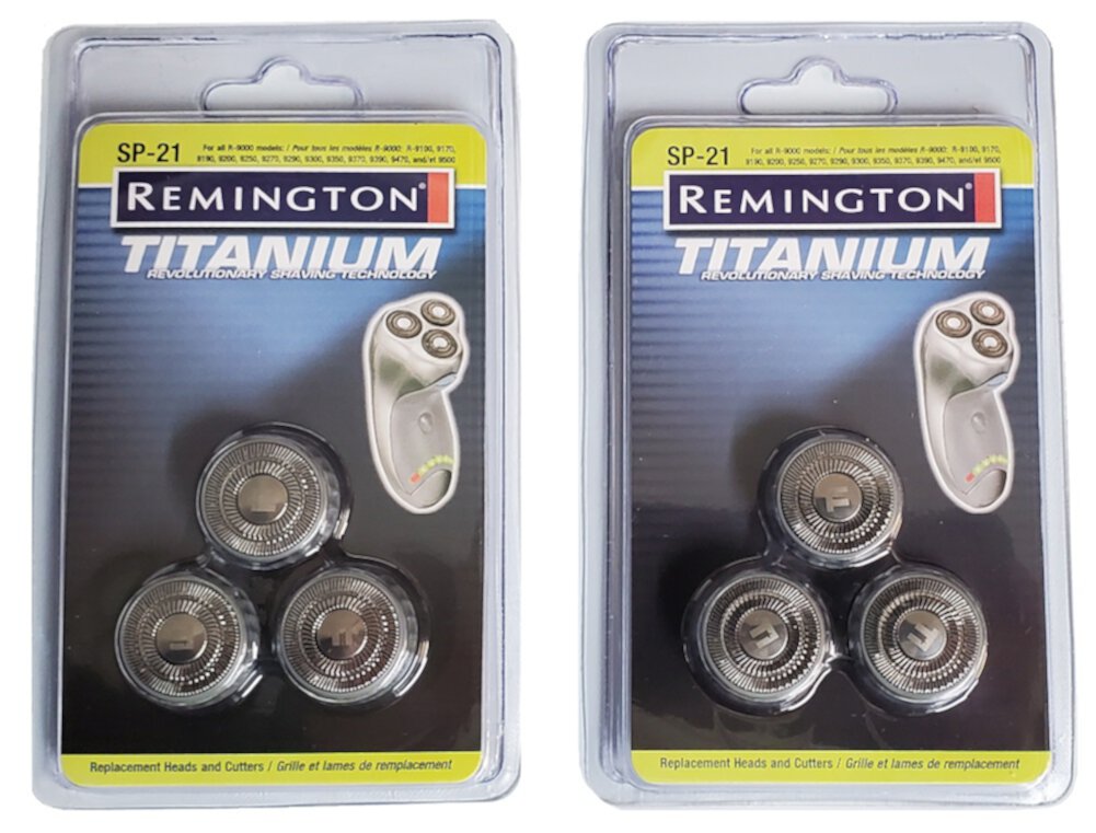 Remington SP21 Revolutionary Electric Shaving Replacement Heads and Cutters 2-Pack Remington